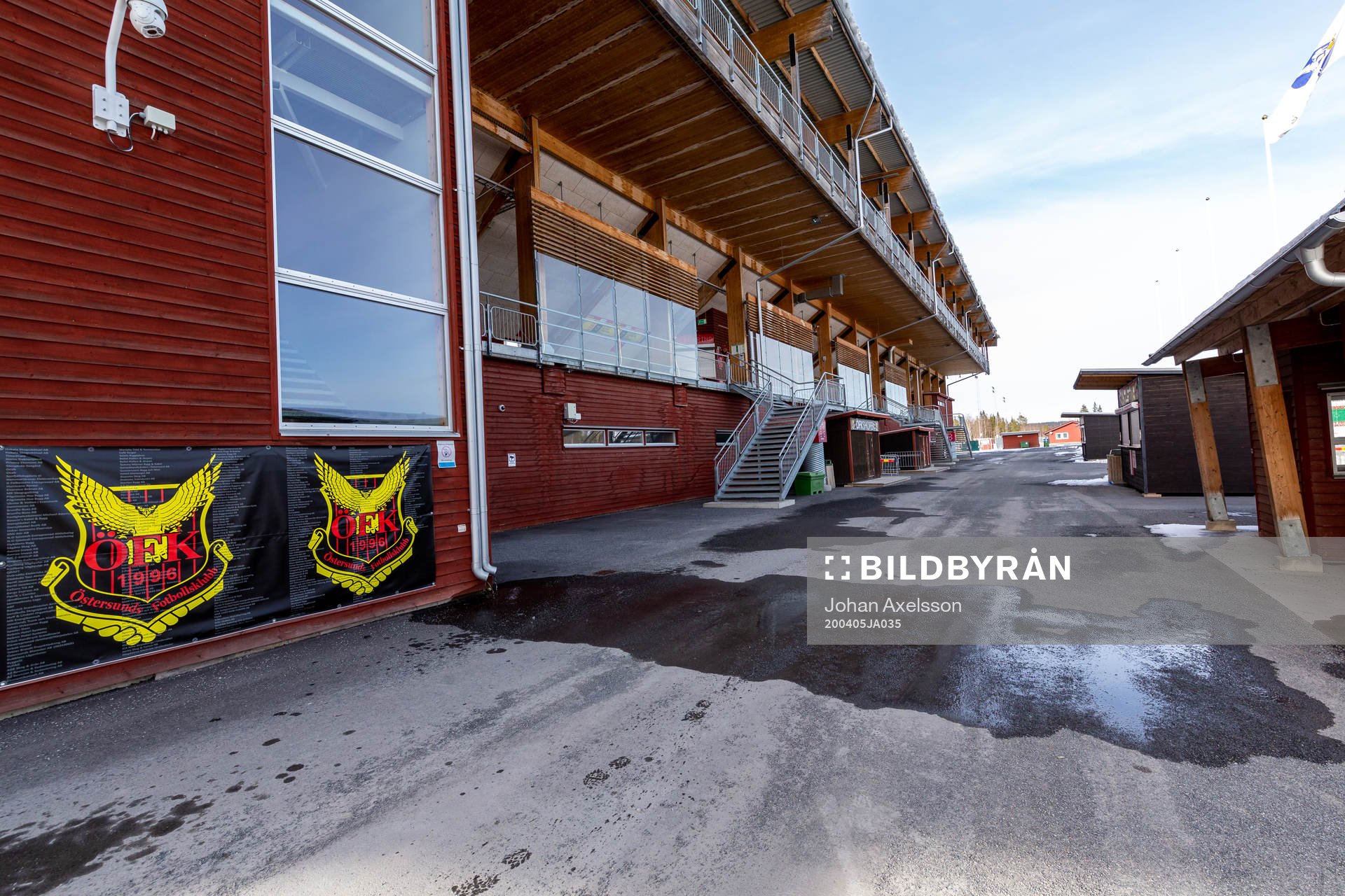 Jämtkraft Arena as the coronavirus, COVID-19, outbreak