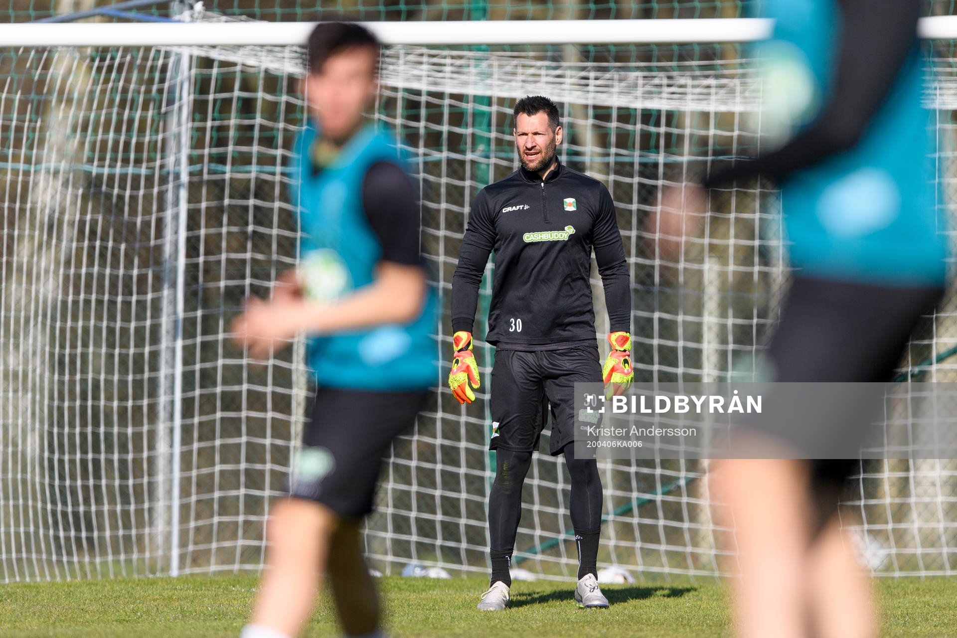 Varbergs målvakt Stojan Lukic