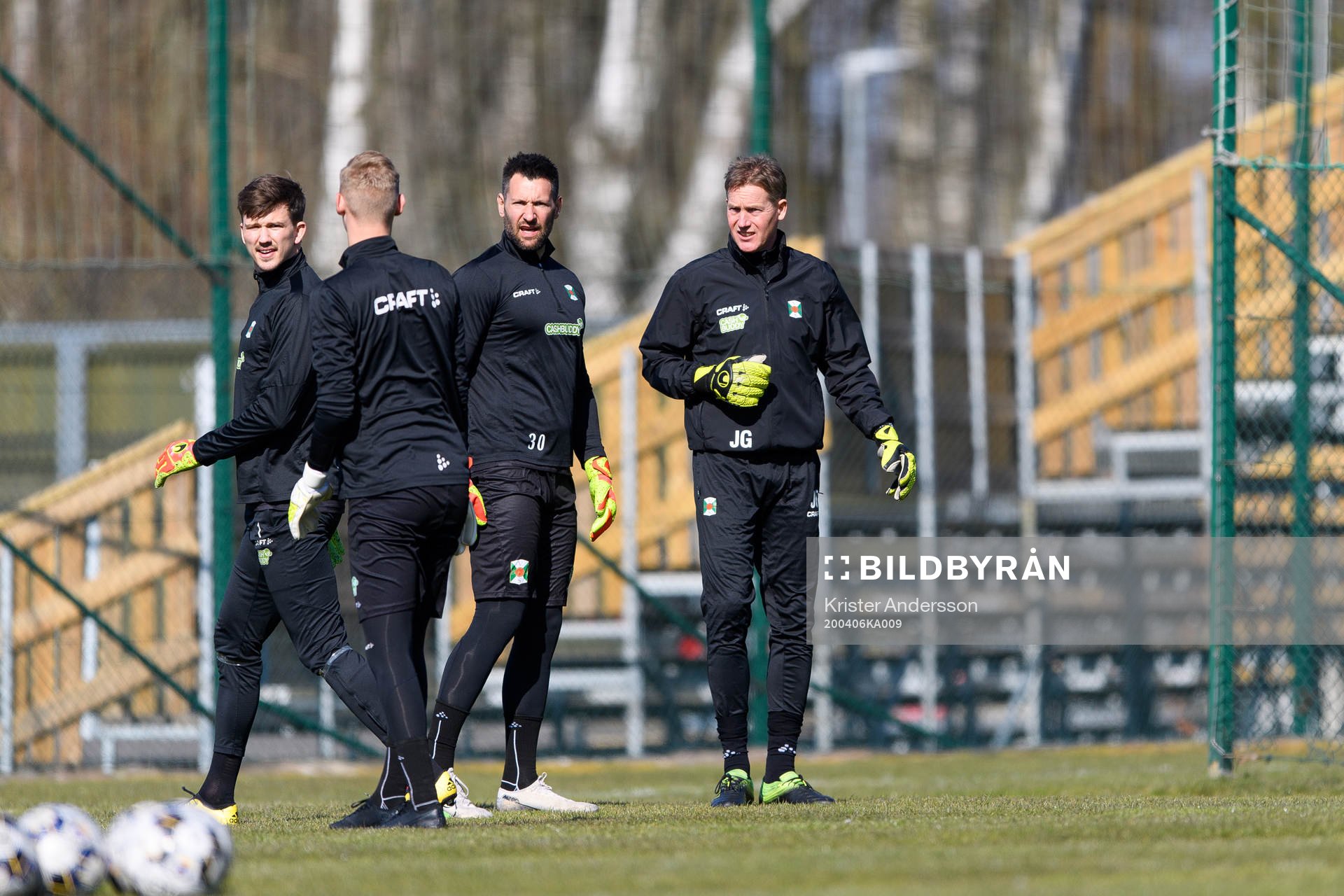 Varbergs målvakter August Strömberg, Albin Svensson,