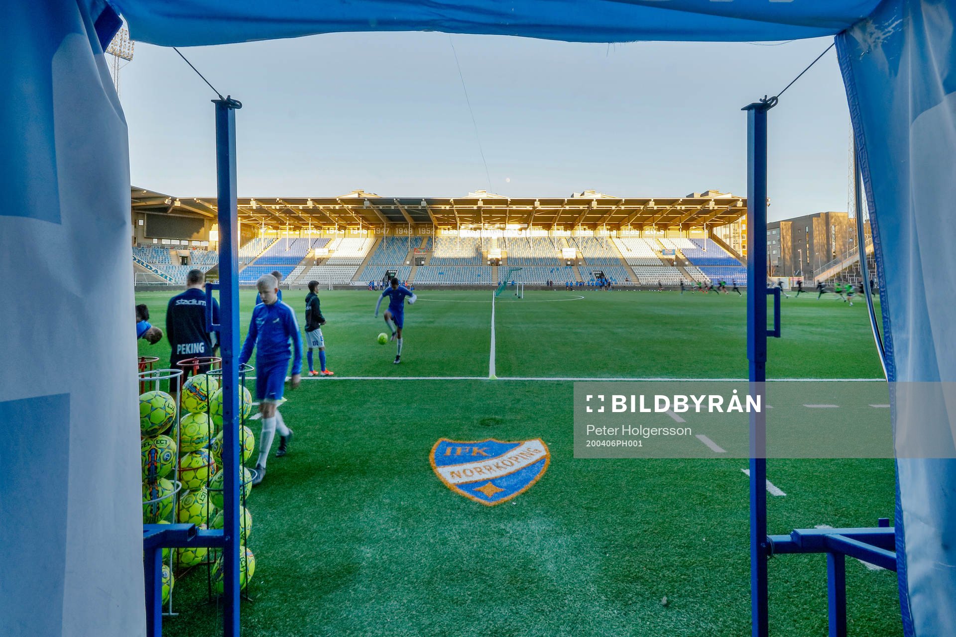 IFK Norrköping’s youth team P16 prepares for a training