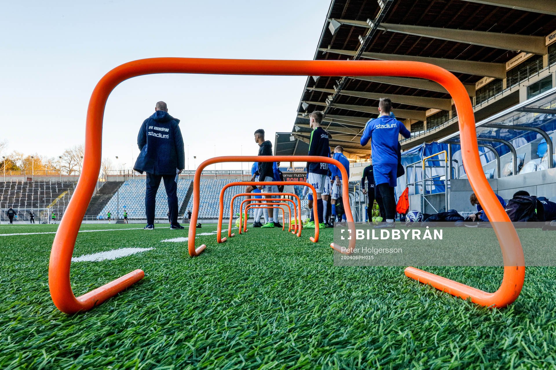 IFK Norrköping’s youth team P16 prepares for training at