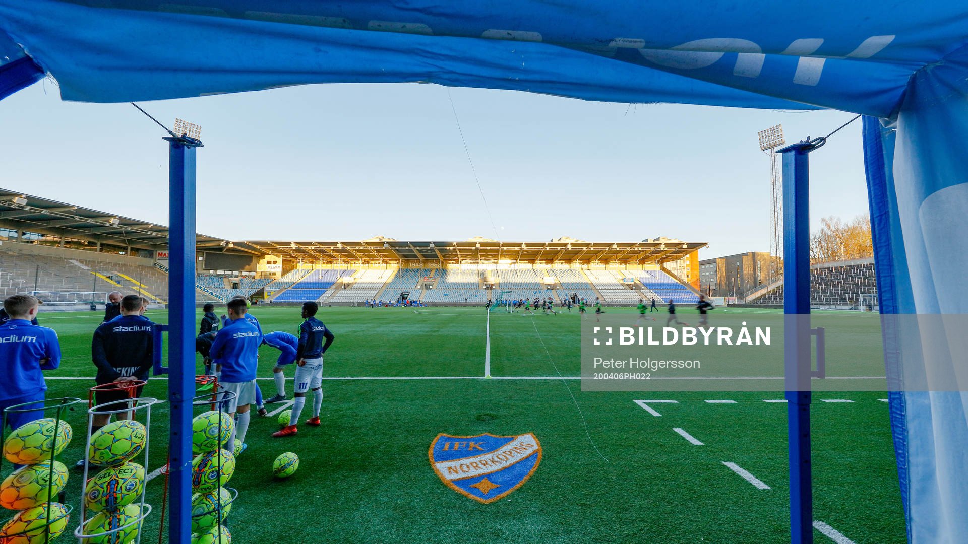 IFK Norrköping’s youth team P16 prepares for a training