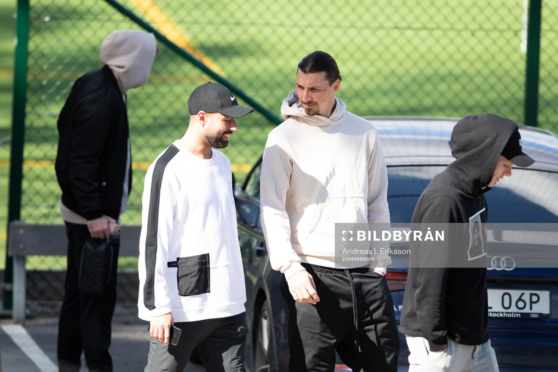 Zlatan Ibrahimovic leaves Hammarbys training facilities