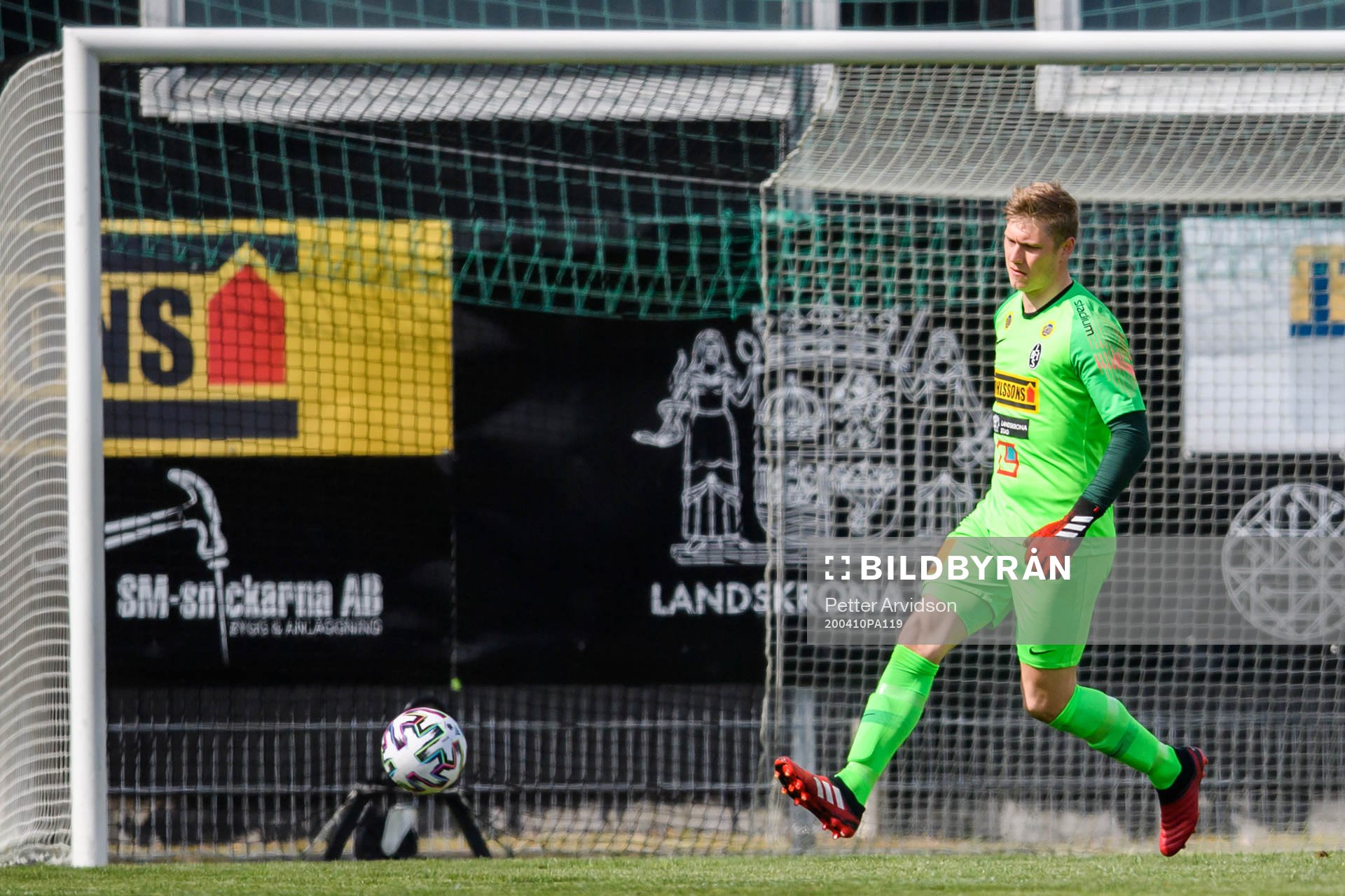 Landskronas målvakt Philip Mårtensson