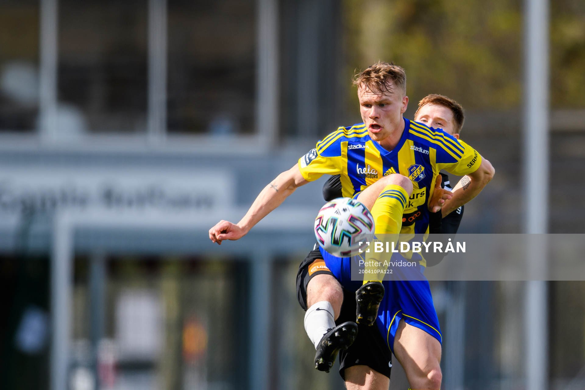 Eskilsminnes Isak Petersson och Landskronas Dennis Olofsson