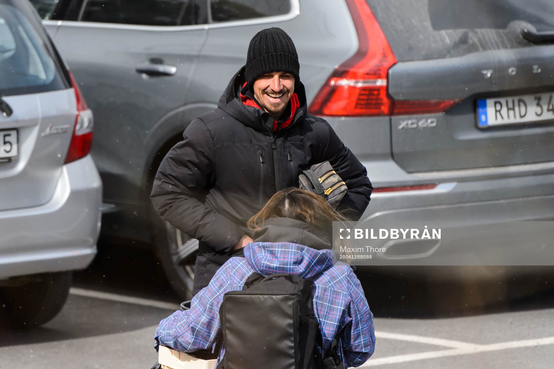 Zlatan Ibrahimovic leaves Hammarbys training facilities