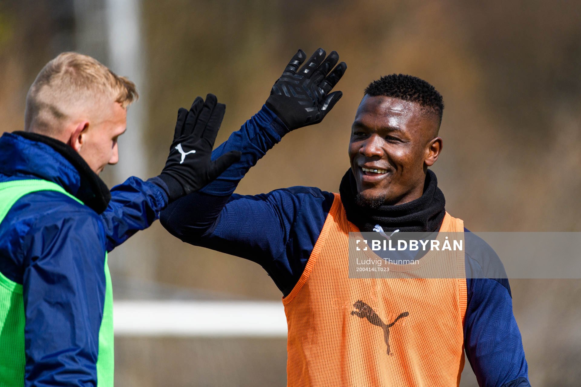 Jakob Voelkerling Persson och Alhaji Gero
