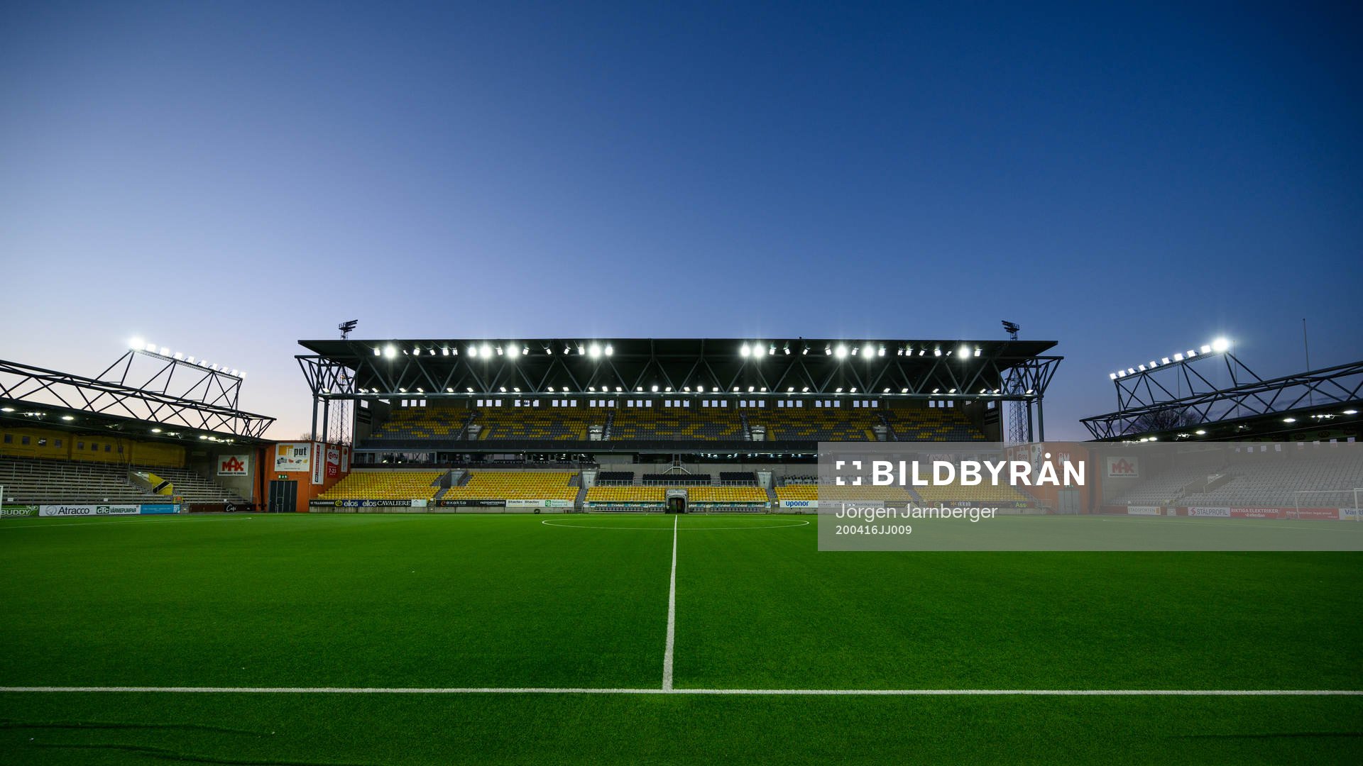 Borås arenas nya LED belysning