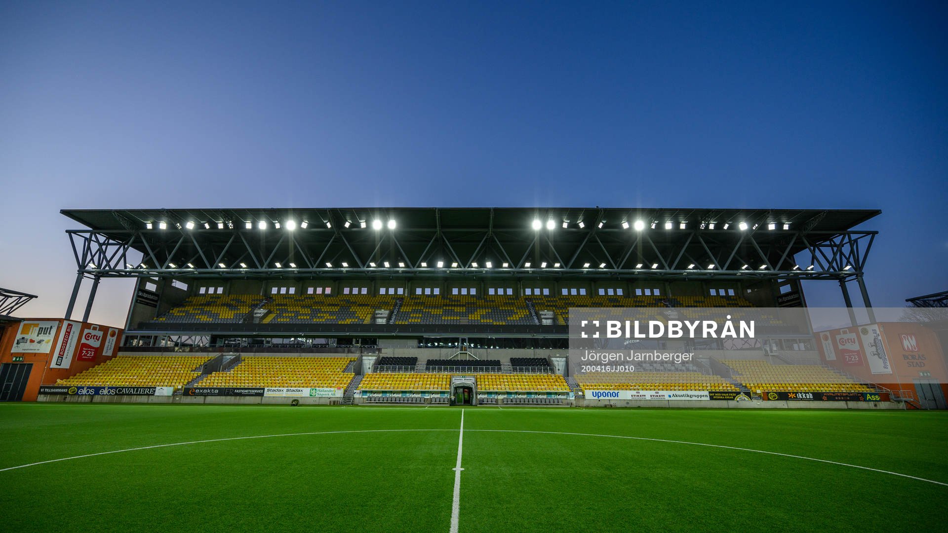 Borås arenas nya LED belysning