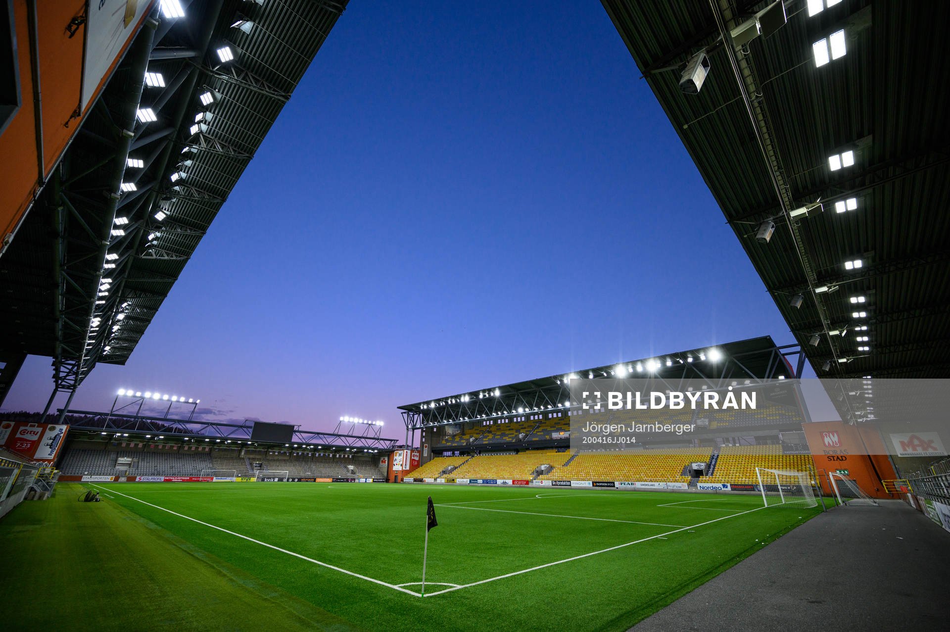 Borås arenas nya LED belysning