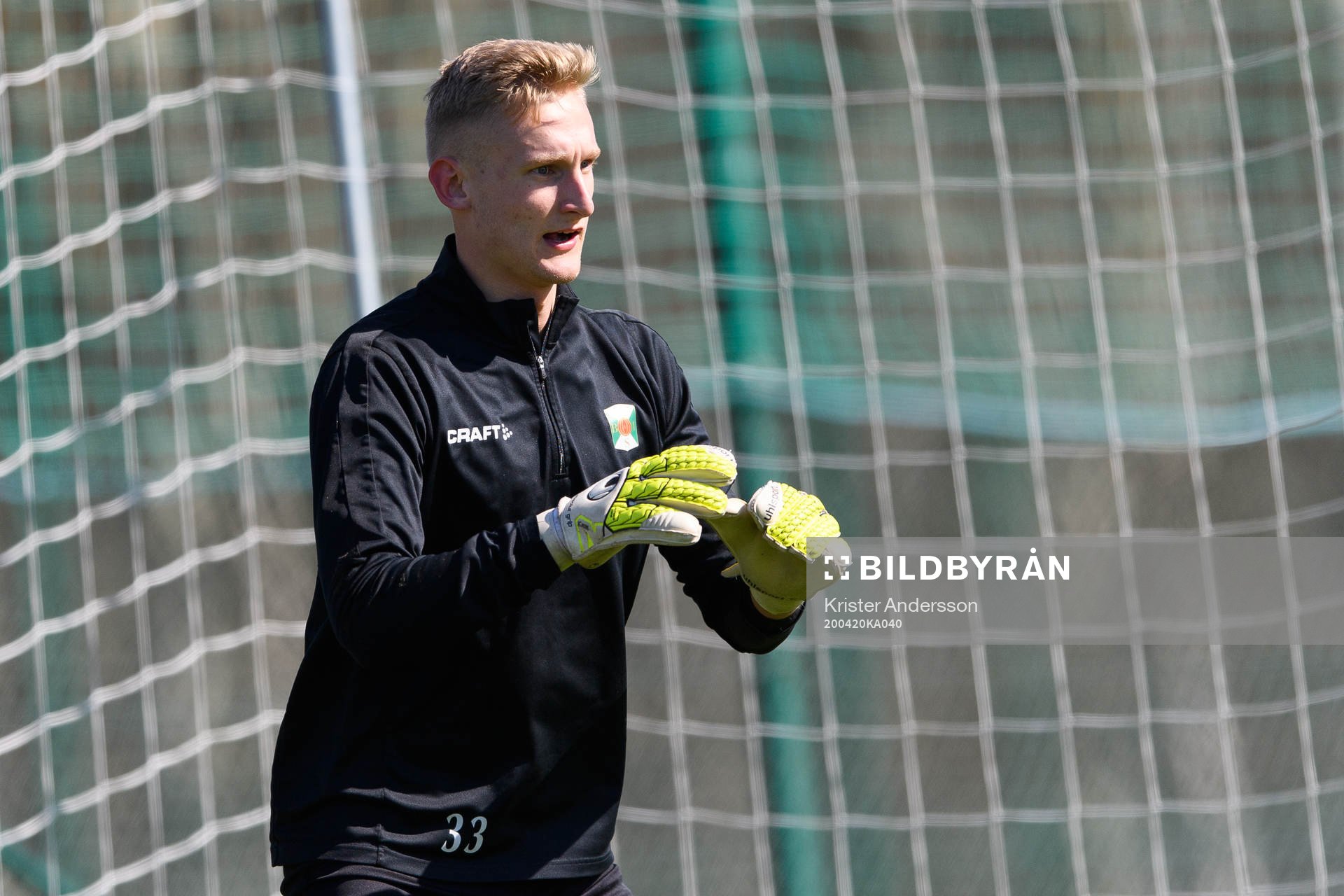 Varbergs målvakt Albin Svensson