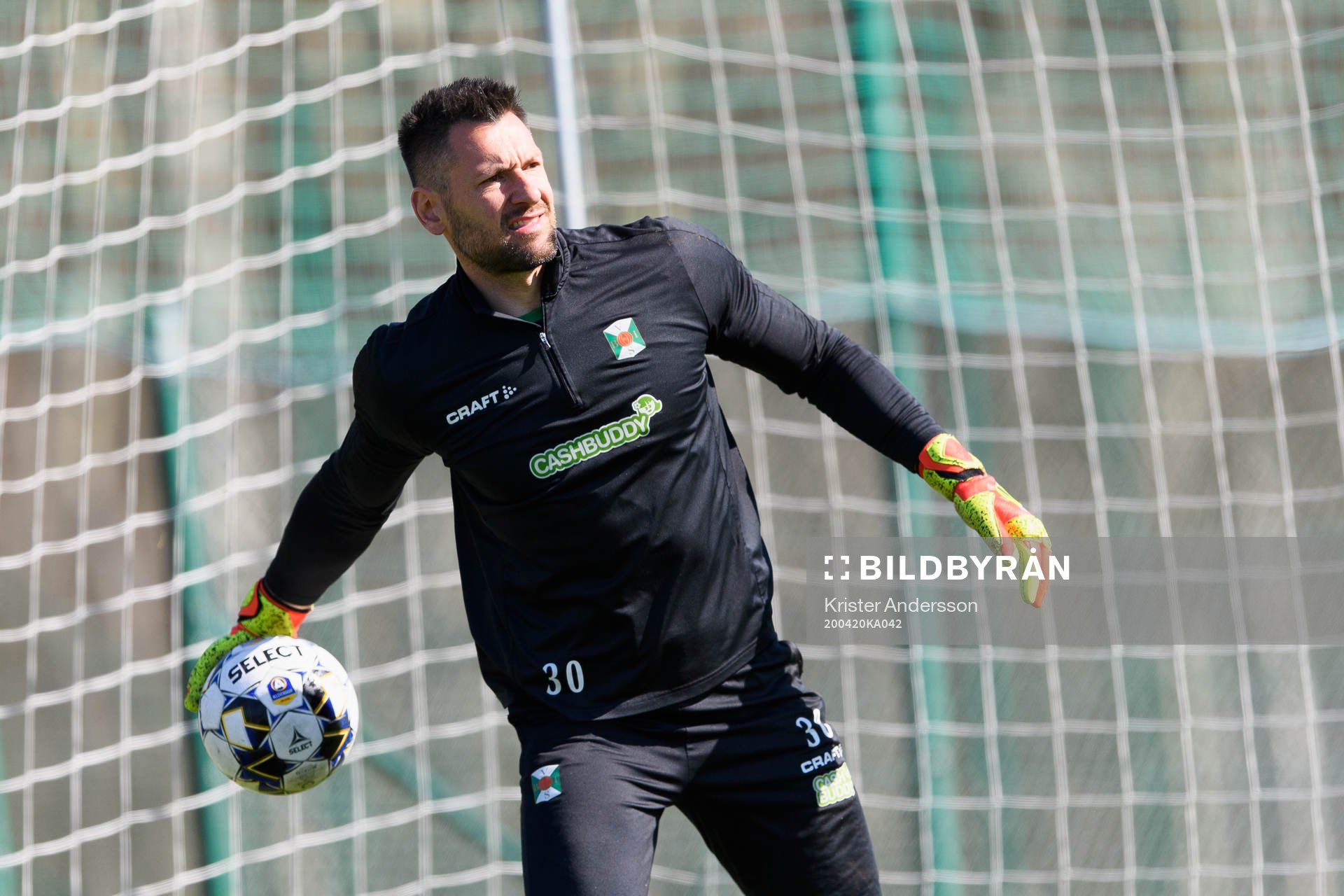 Varbergs målvakt Stojan Lukic