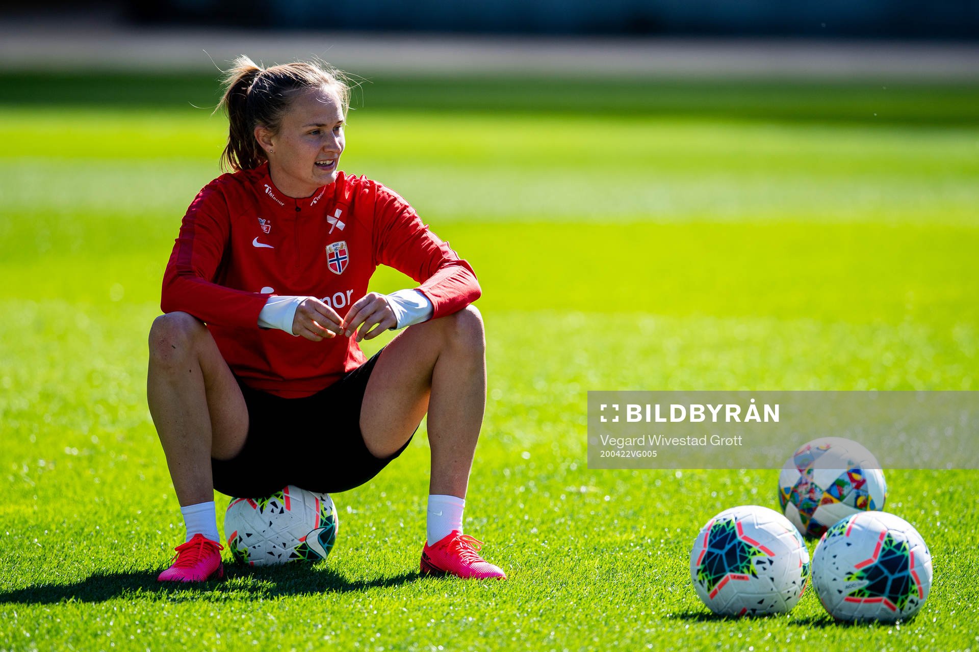 Caroline Graham Hansen of the Norwegian women’s national
