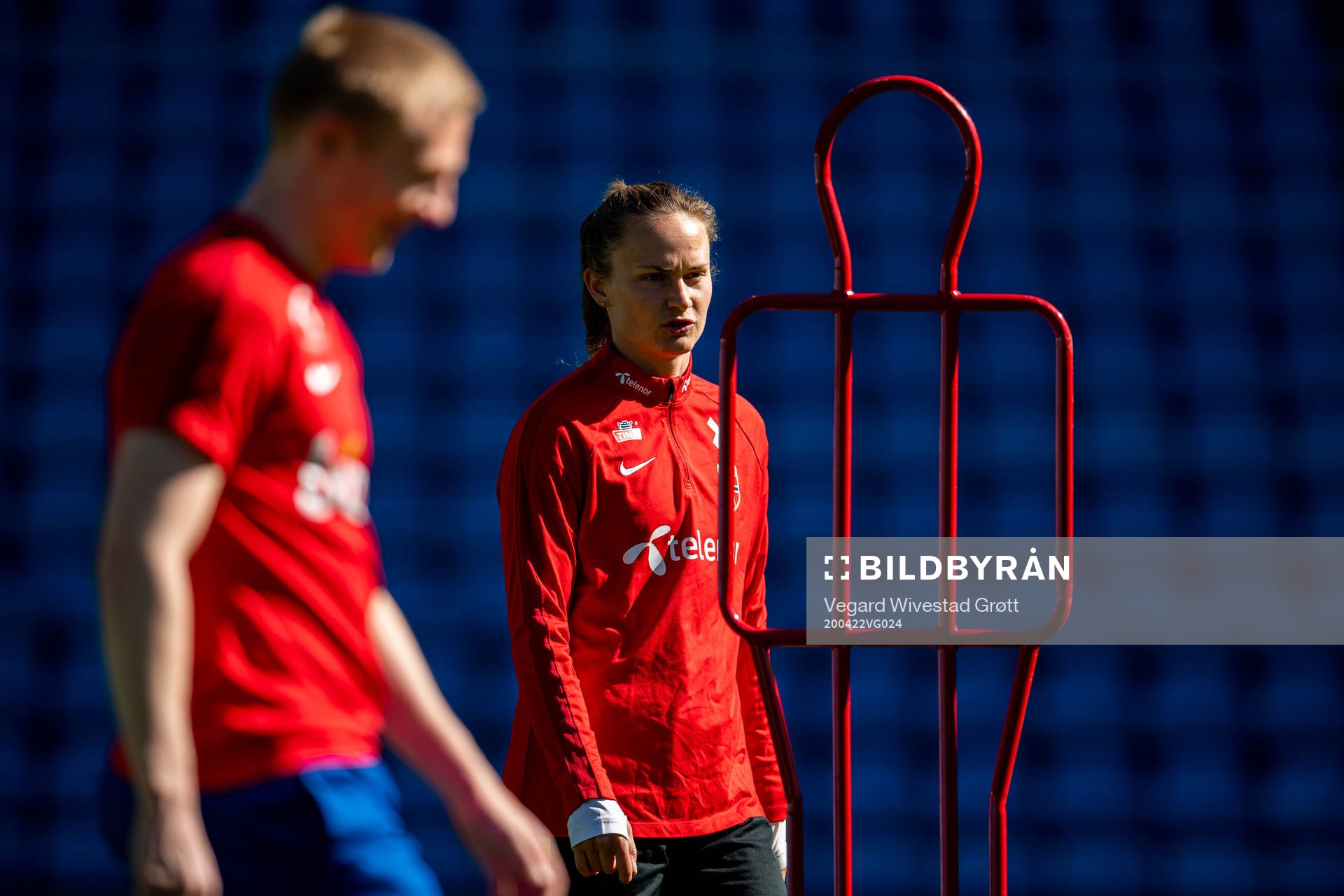 Mats Møller Dæhli and Caroline Graham Hansen of the
