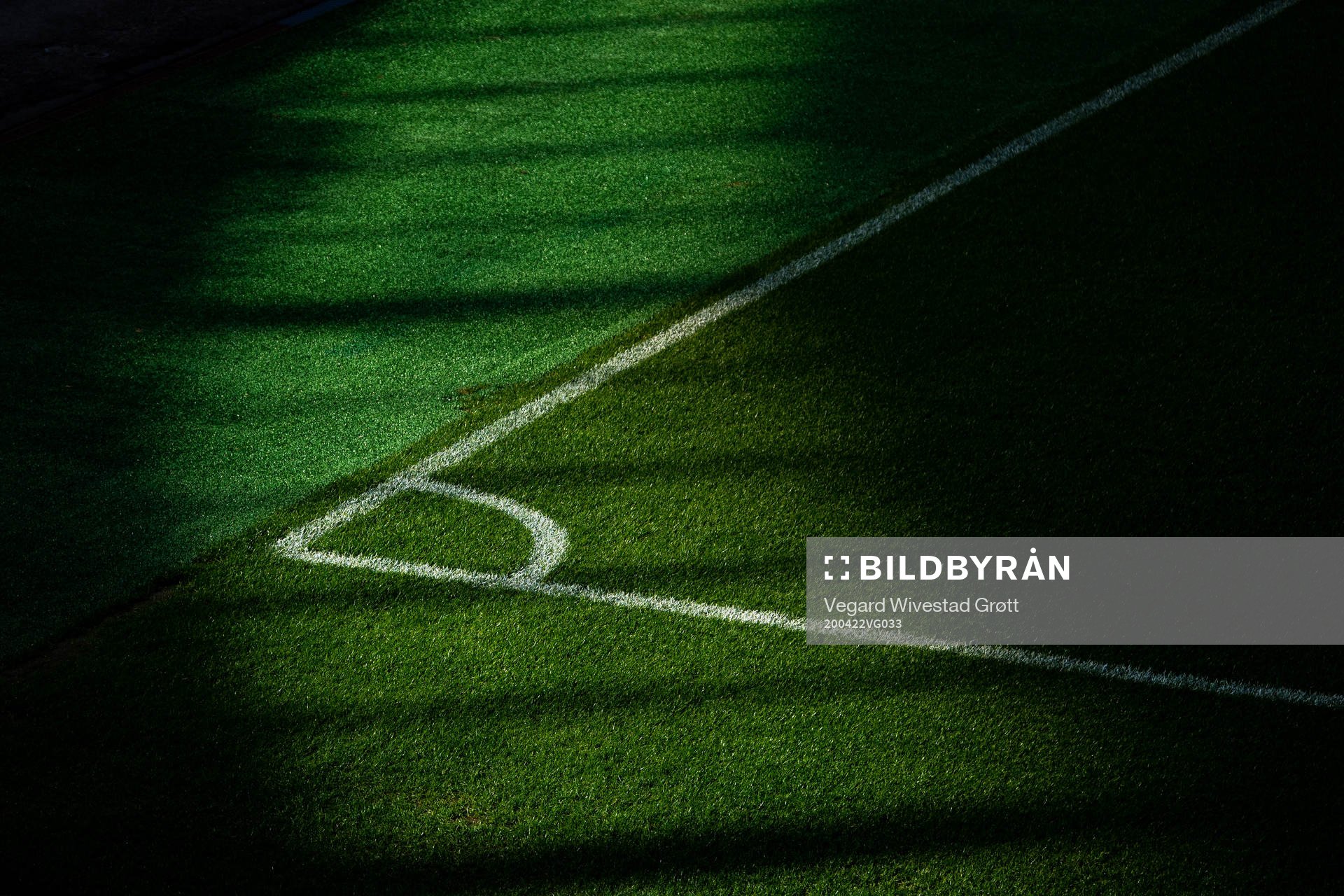 The football pitch
