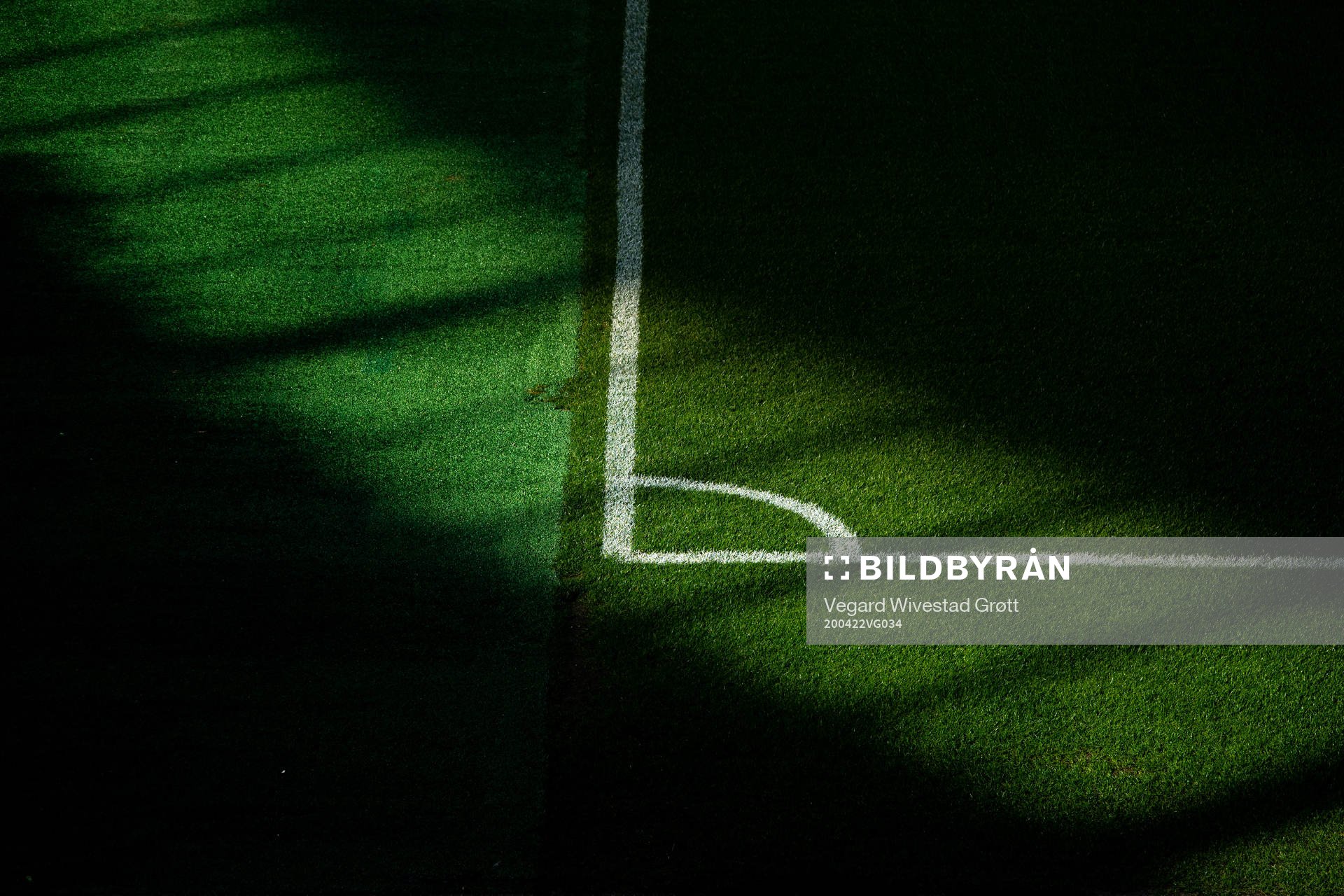 The football pitch