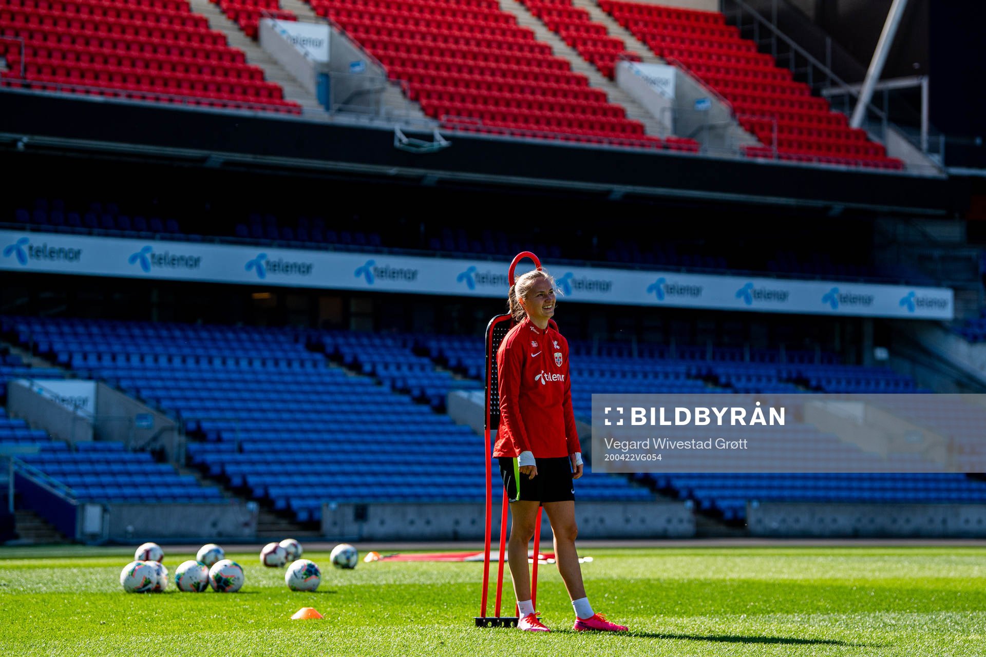 Caroline Graham Hansen of the Norwegian national football