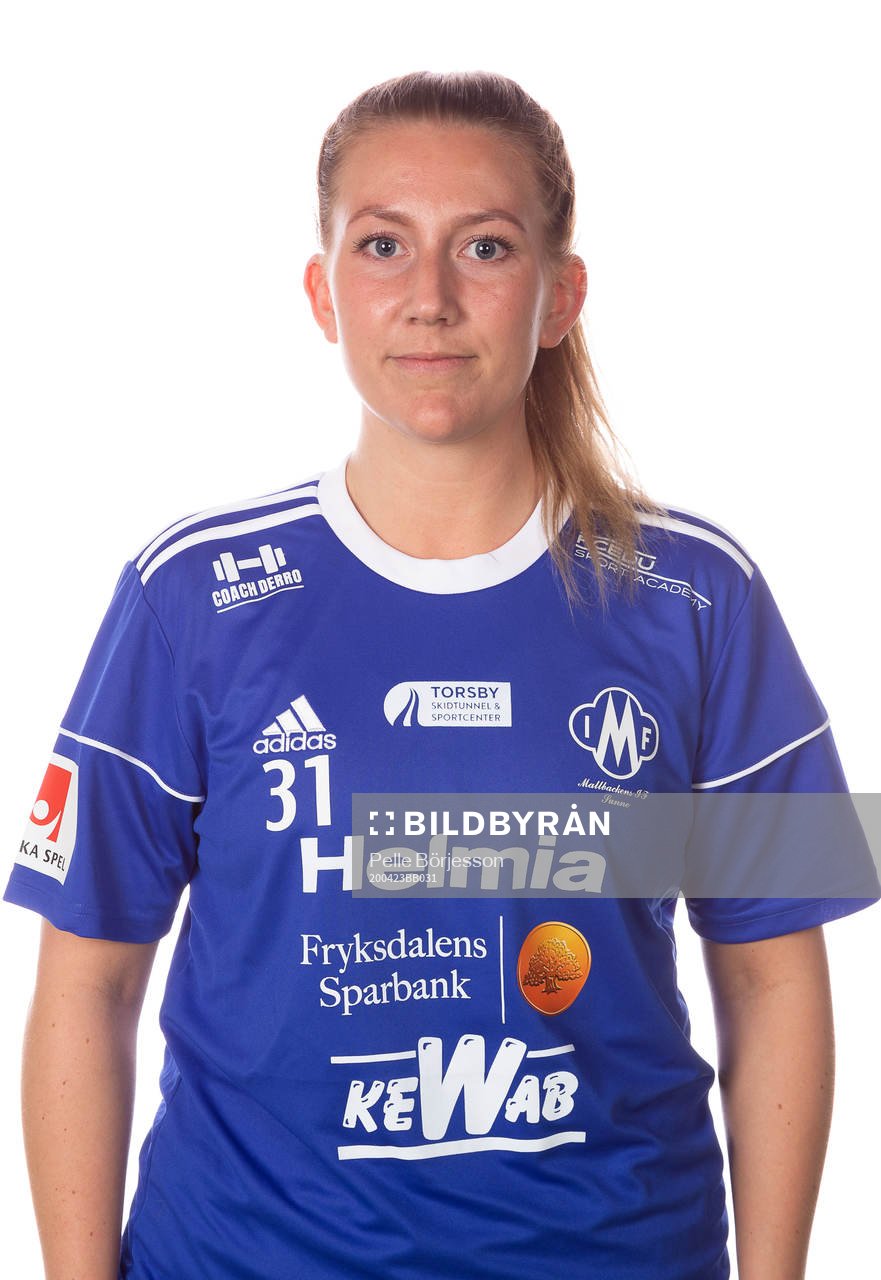 Mallbackens  Ebba Sandstrom poserar för ett porträtt den 23 april 2020 i Sunne.