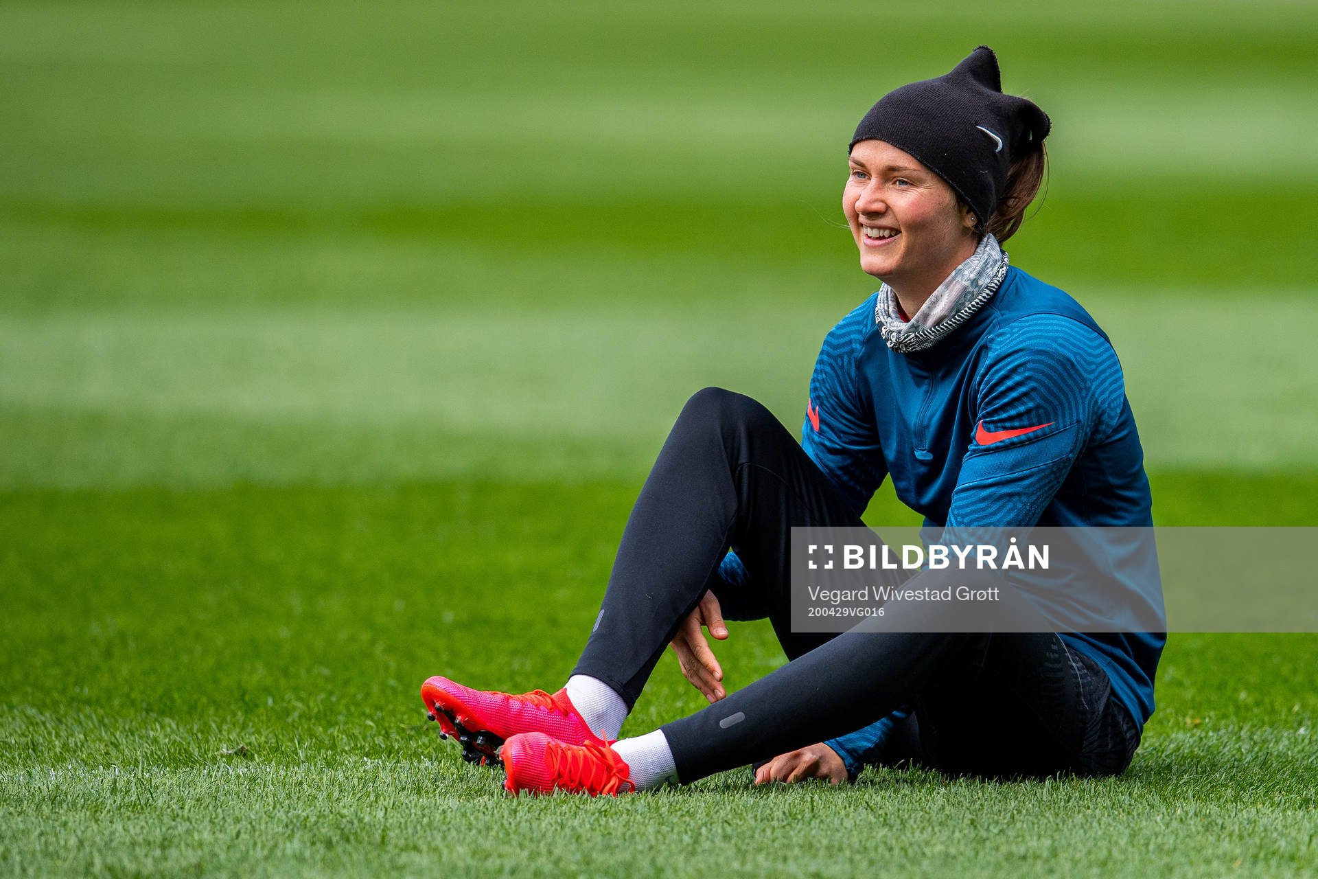 Caroline Graham Hansen of the Norwegian national football