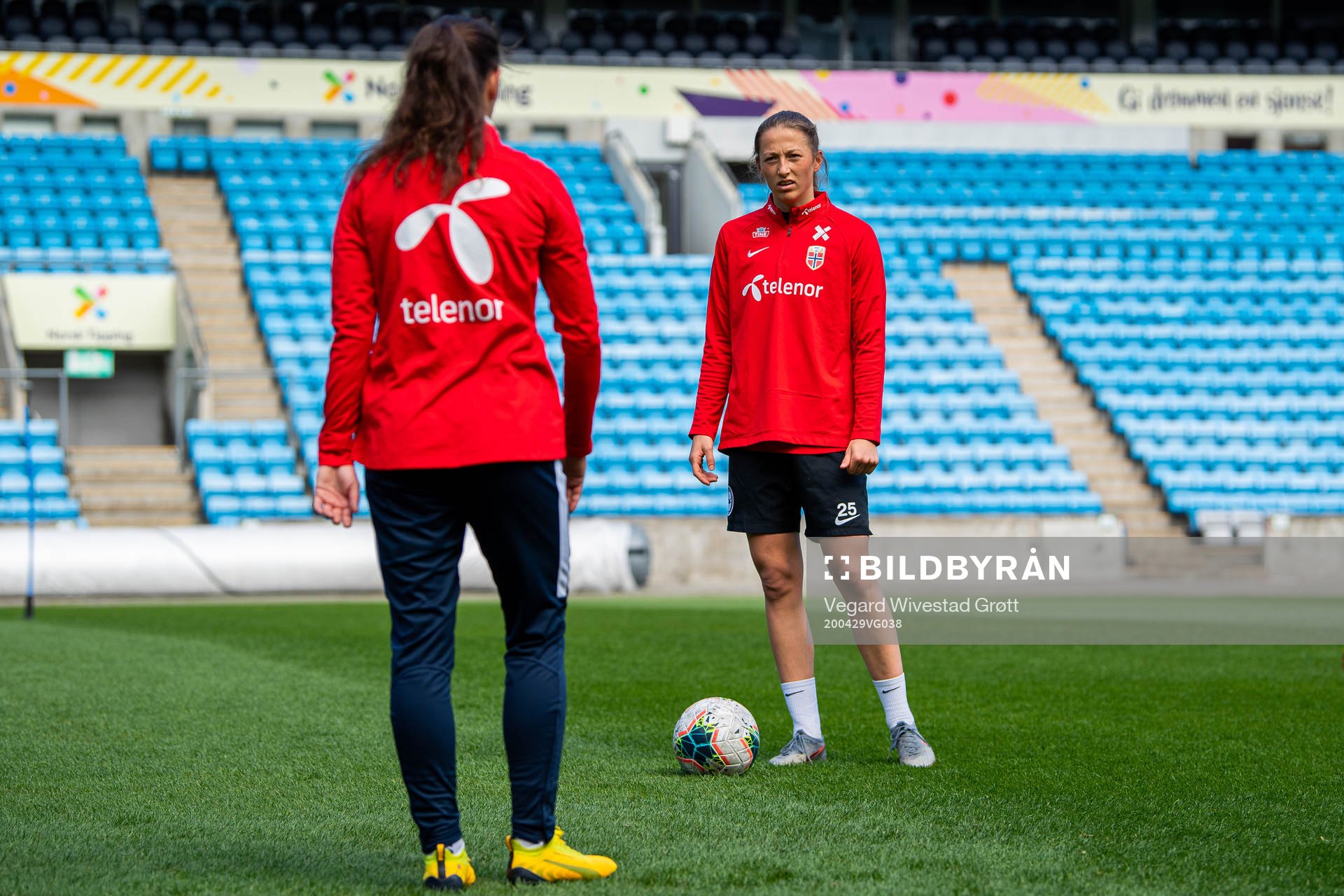 Goalkeeper Cecilie Hauståker Fiskerstrand of the Norwegian