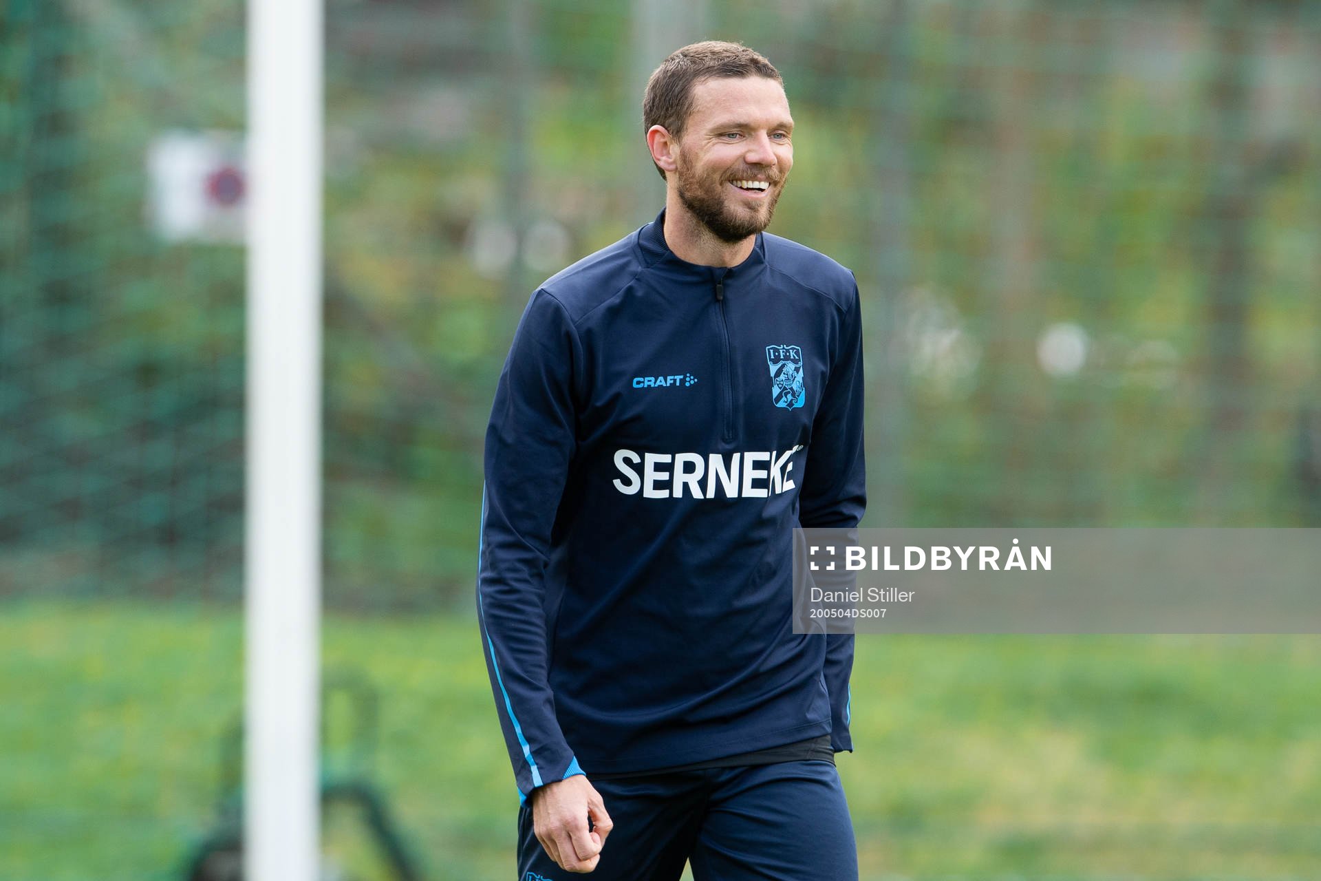 Marcus Berg deltar i en träning med IFK Göteborg