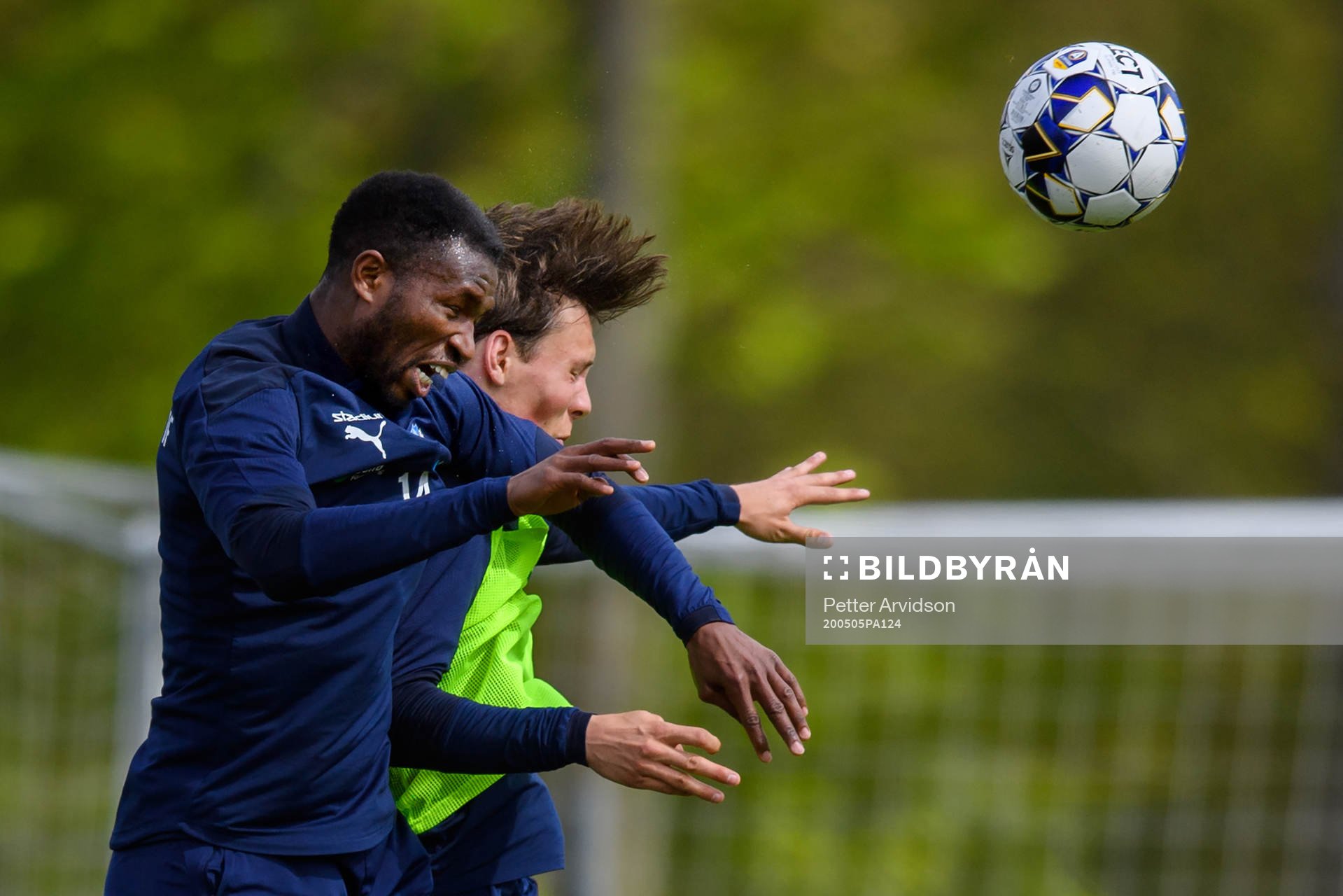 Mohammed Abubakari och Filip Sjöberg
