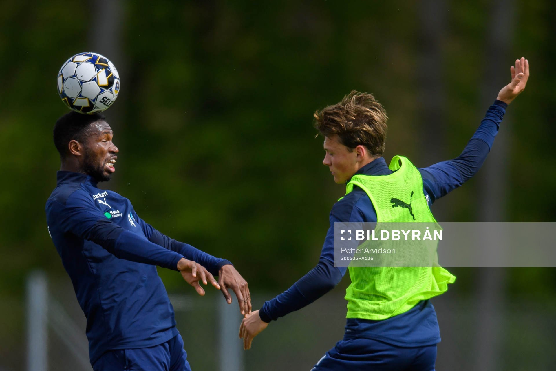 Mohammed Abubakari och Filip Sjöberg