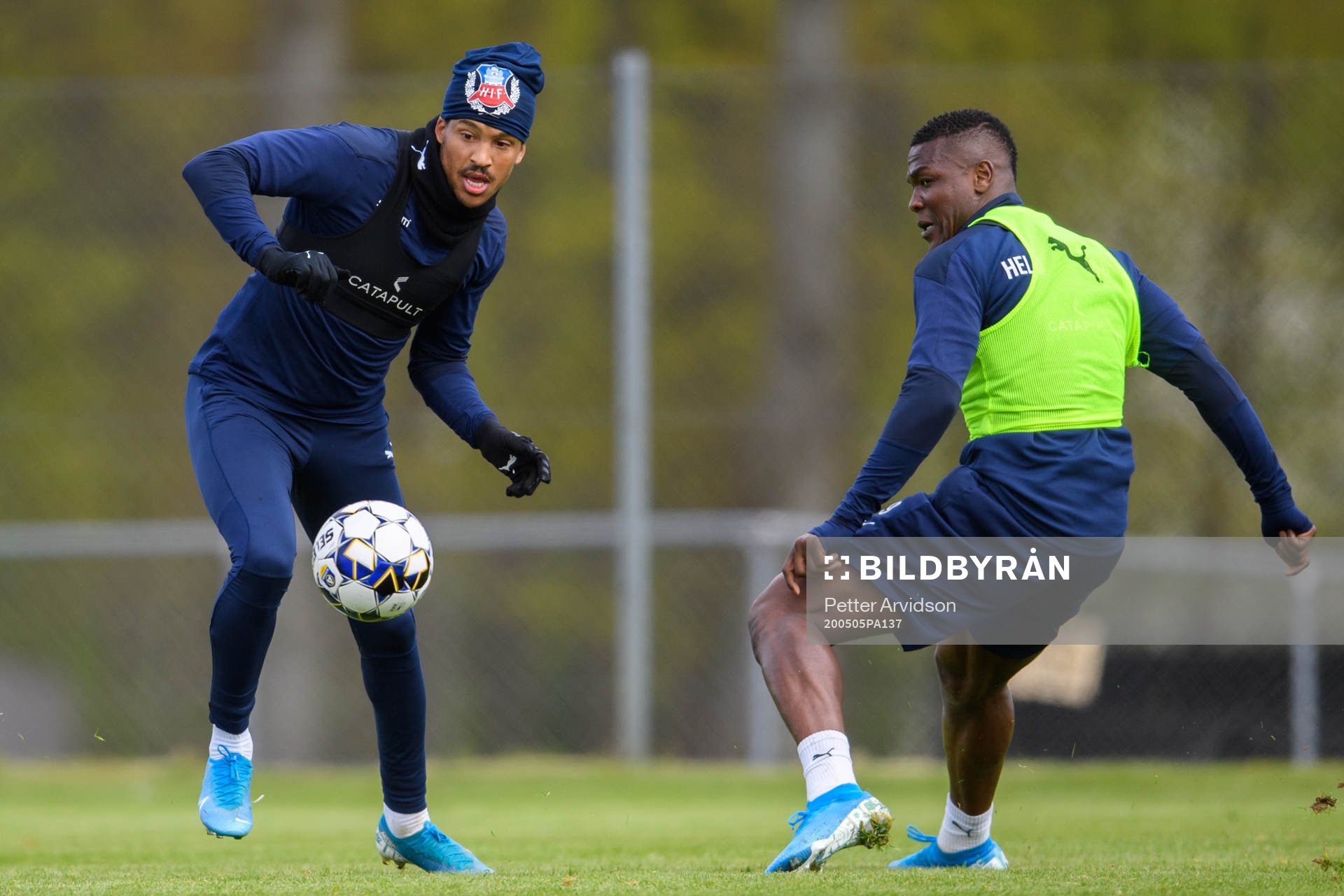 Martin Olsson och Alhaji Gero