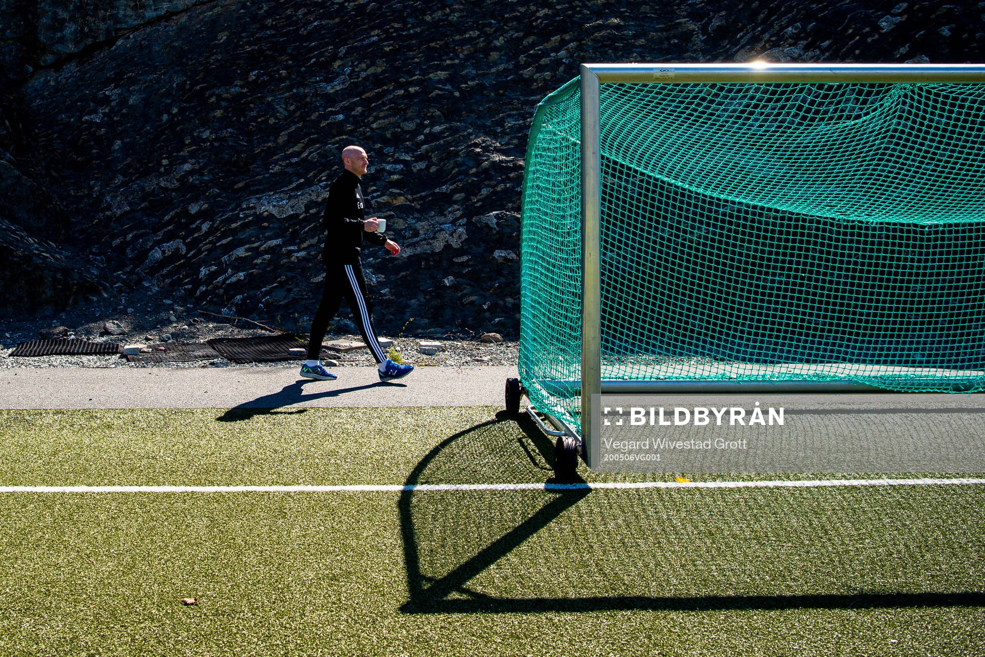 Erling Ola Fykse, sports director of Nesøya IL, looks