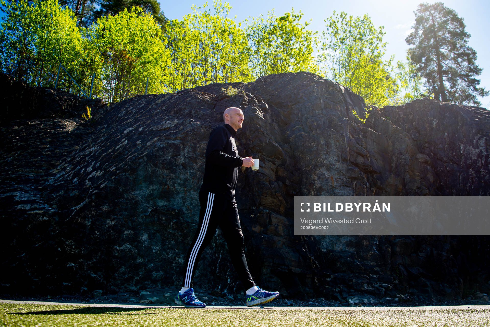 Erling Ola Fykse, sports director of Nesøya IL, looks