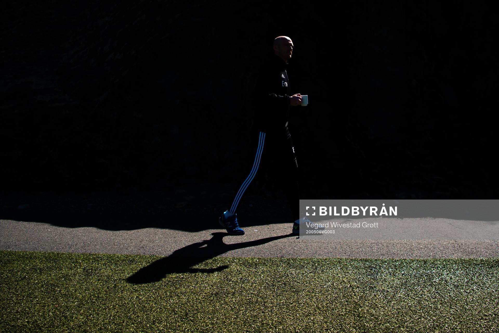 Erling Ola Fykse, sports director of Nesøya IL, looks