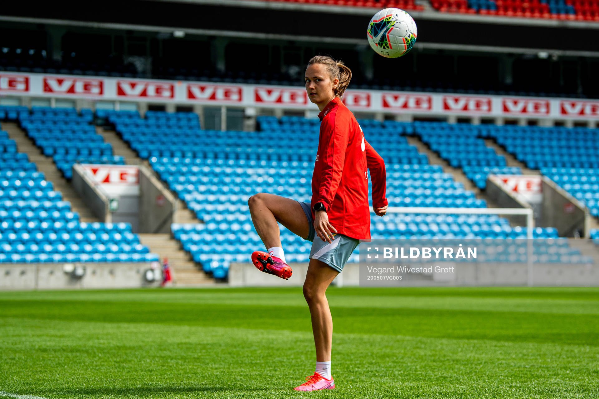 Caroline Graham Hansen of the Norwegian national football