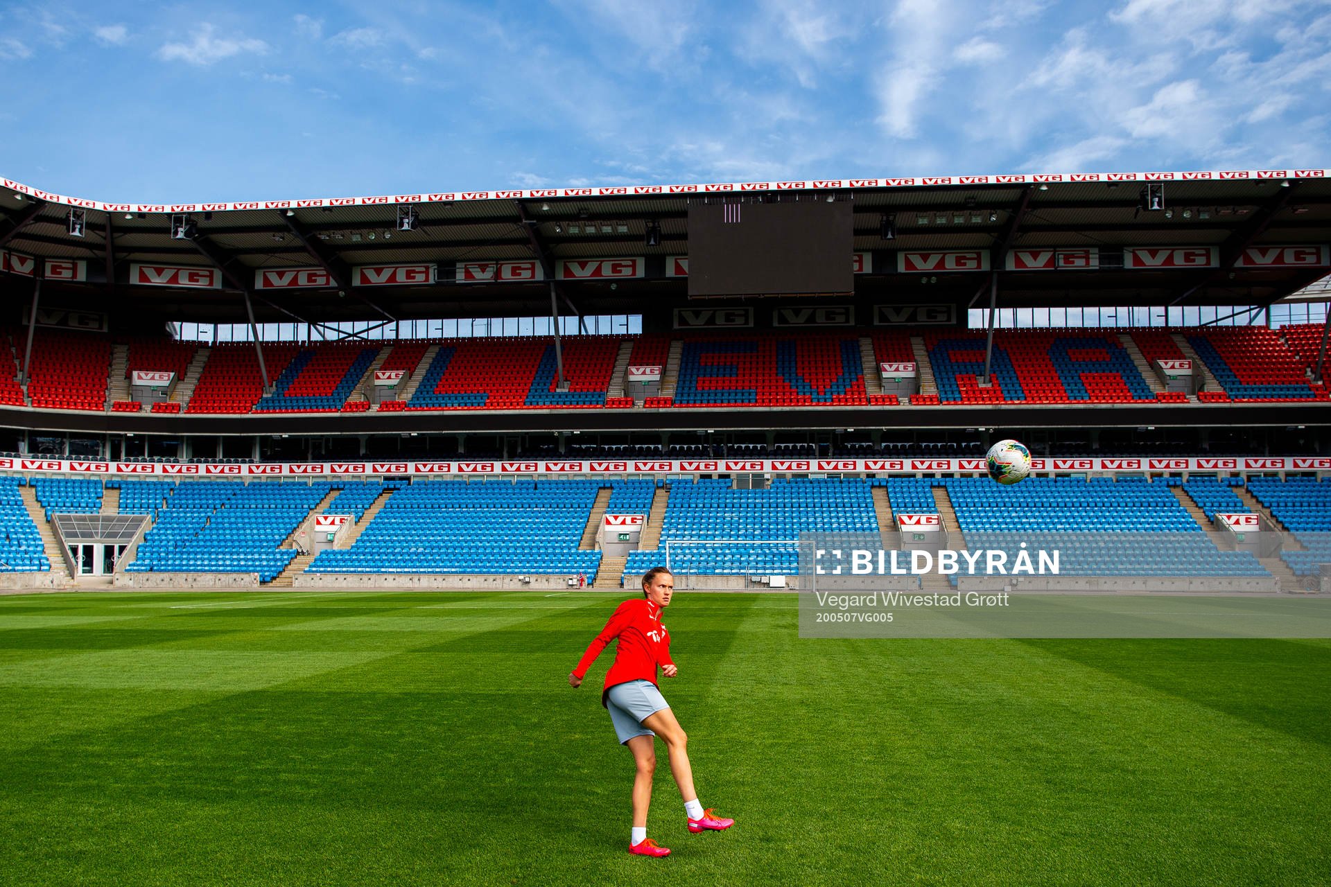 Caroline Graham Hansen of the Norwegian national football