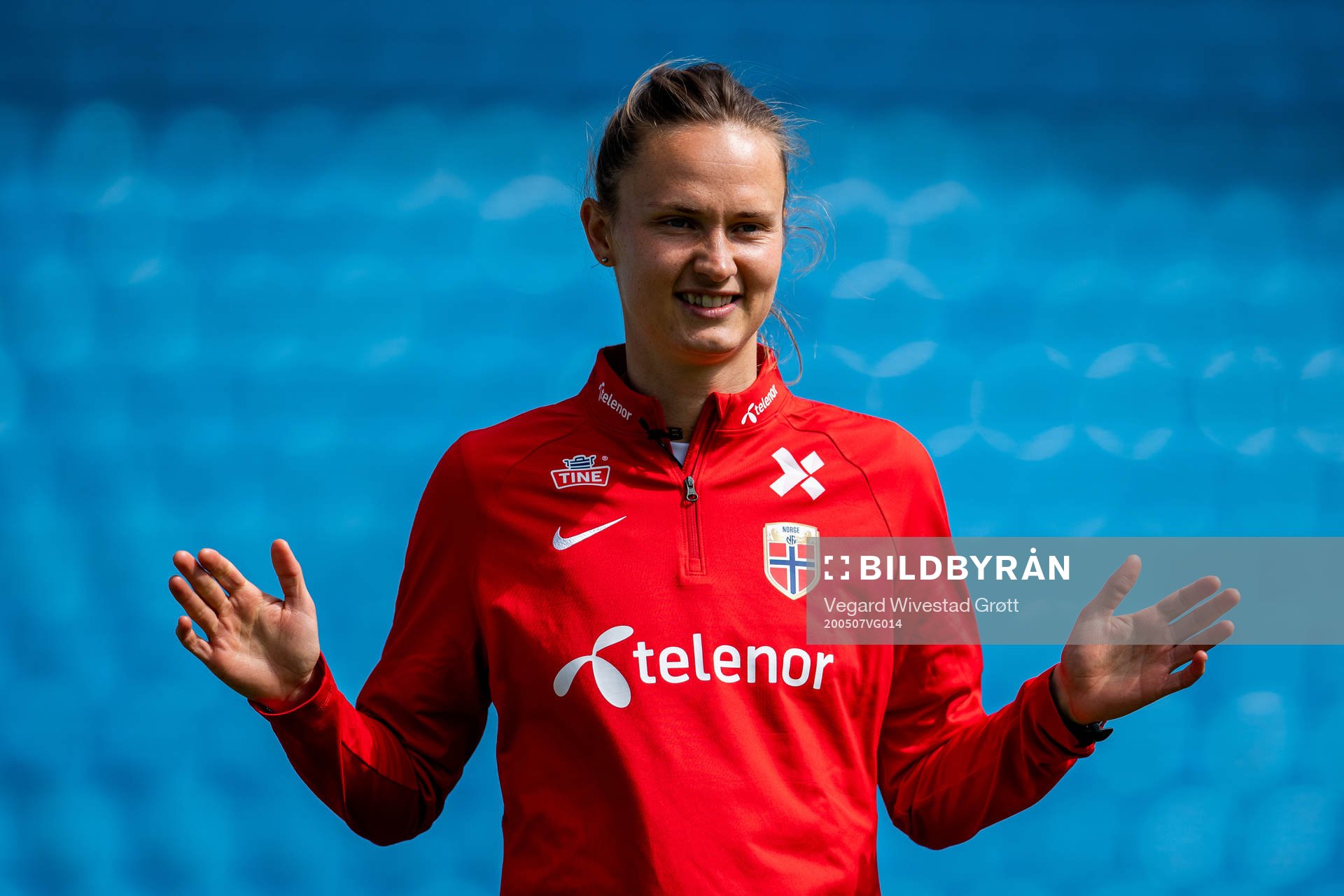 Caroline Graham Hansen of the Norwegian national football