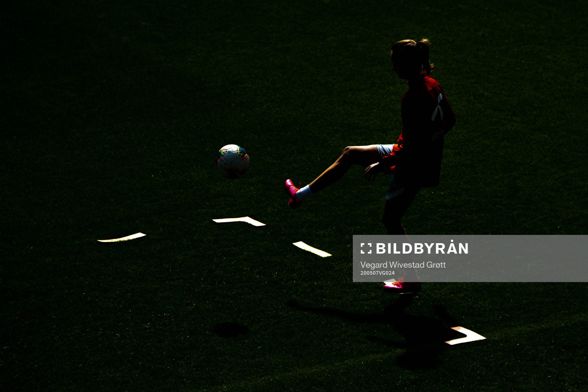 Caroline Graham Hansen of the Norwegian national football