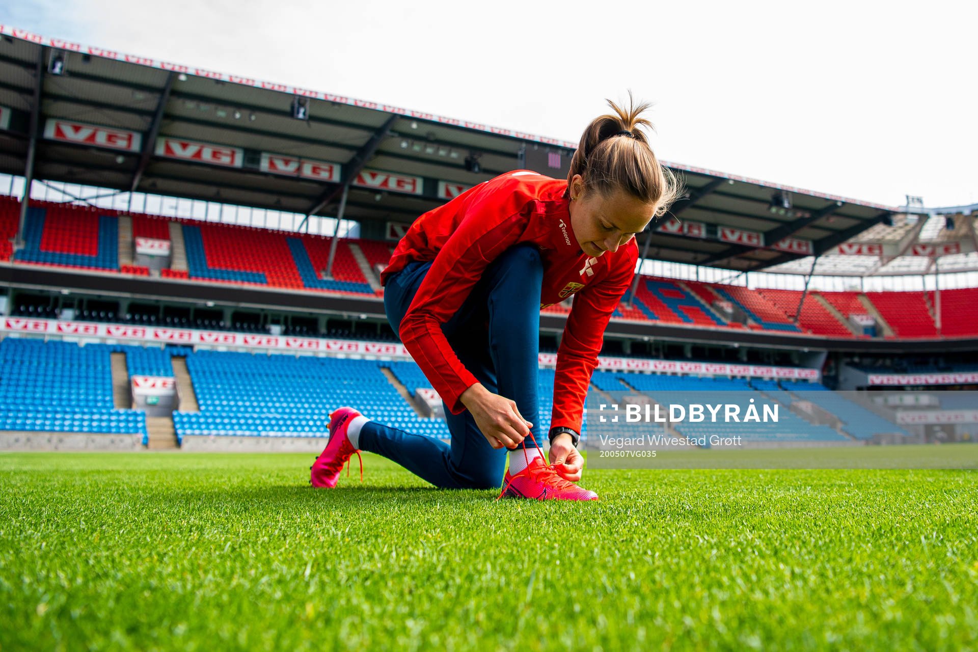 Caroline Graham Hansen of the Norwegian national football