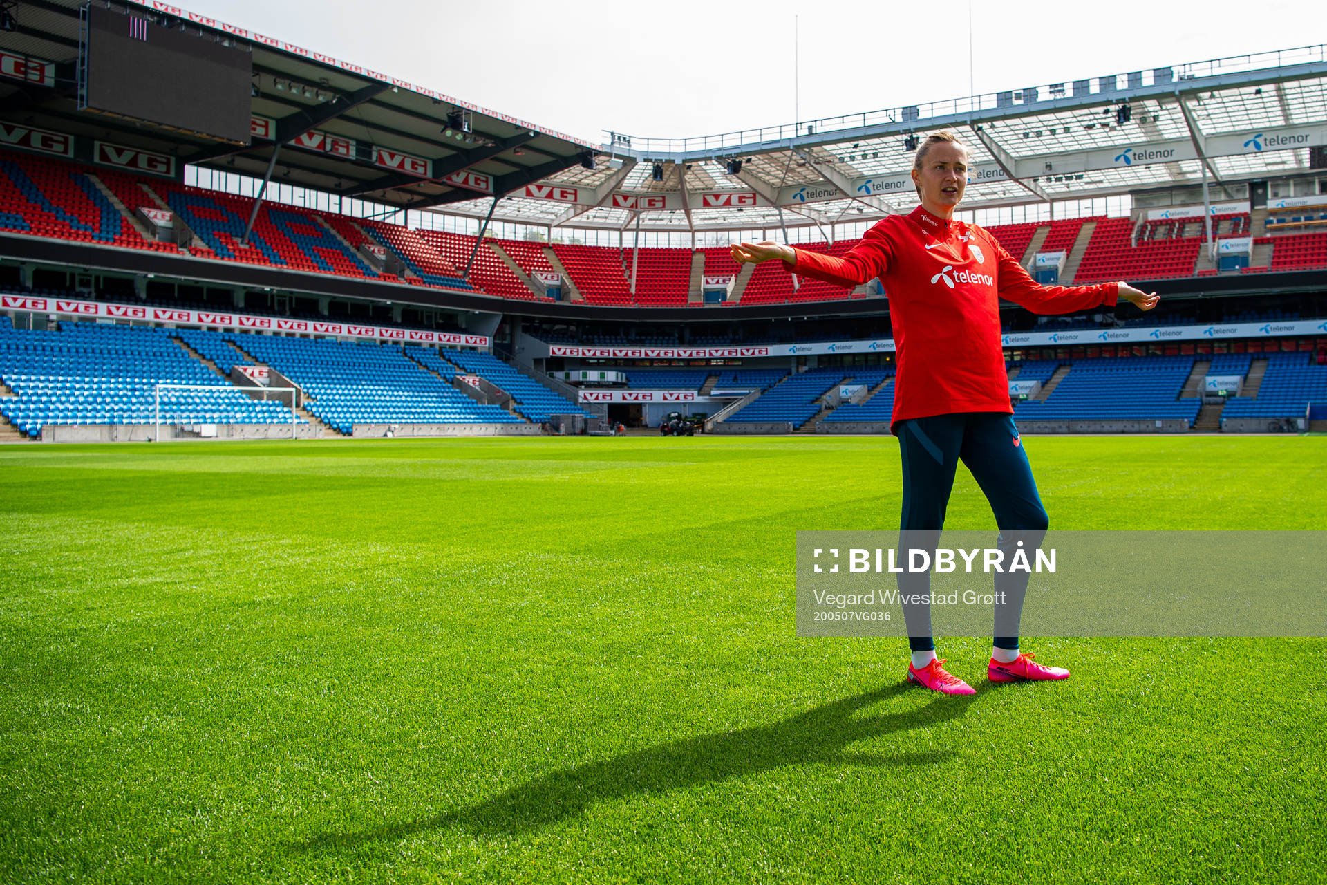 Caroline Graham Hansen of the Norwegian national football