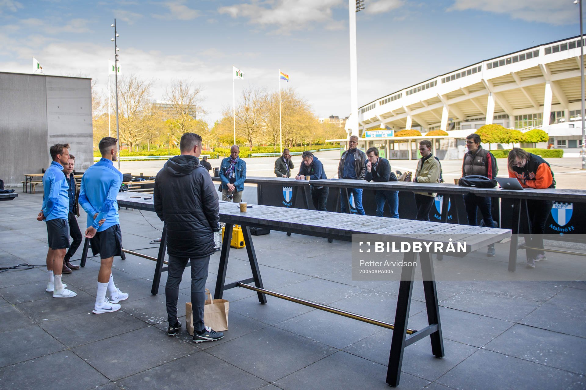 Tränare Jon Dahl Tomasson, Arnór Traustason och Eric
