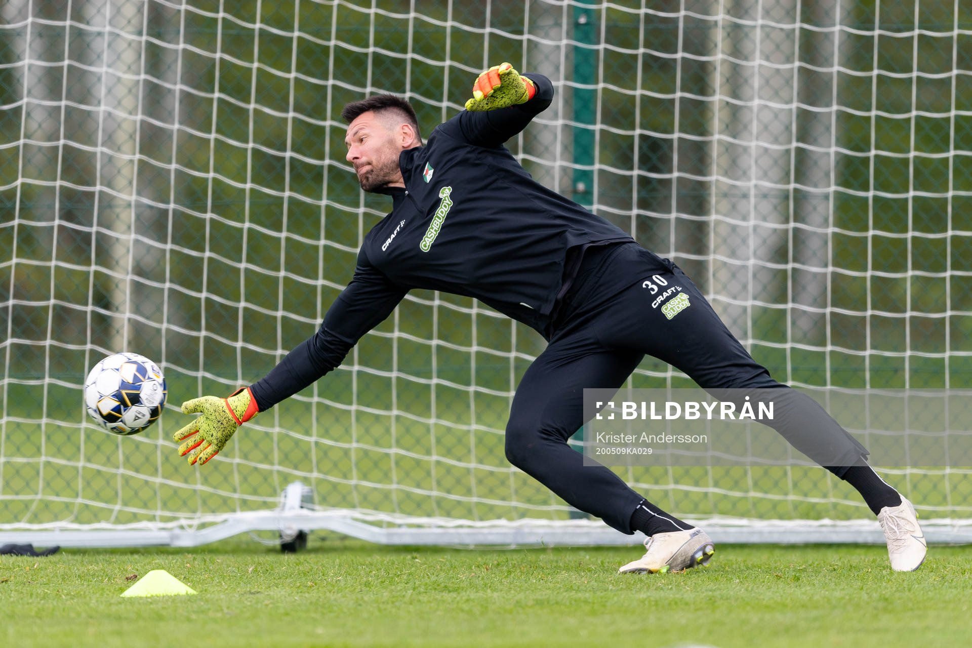 Varbergs målvakt Stojan Lukic