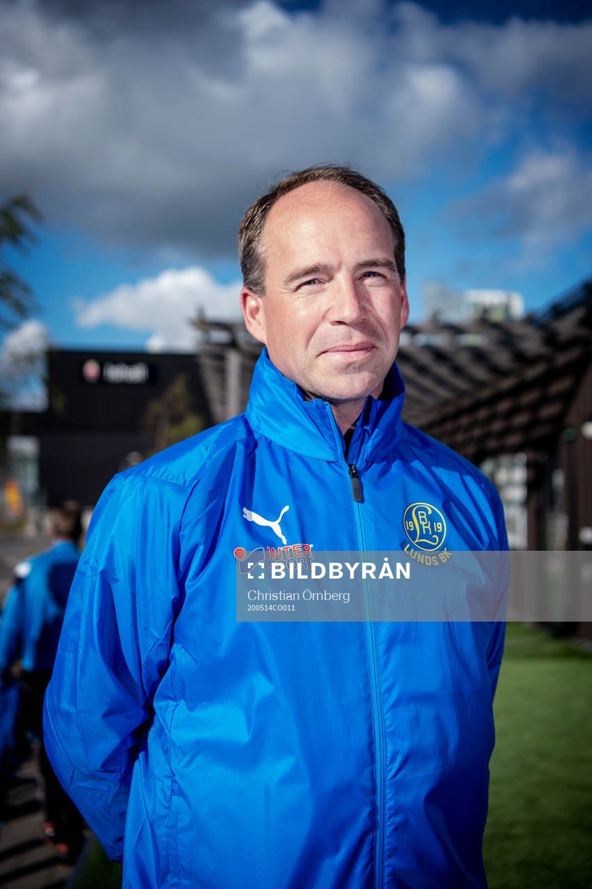 Ordförande i fotbollsklubben Lunds BK, Håkan Kerrén, på