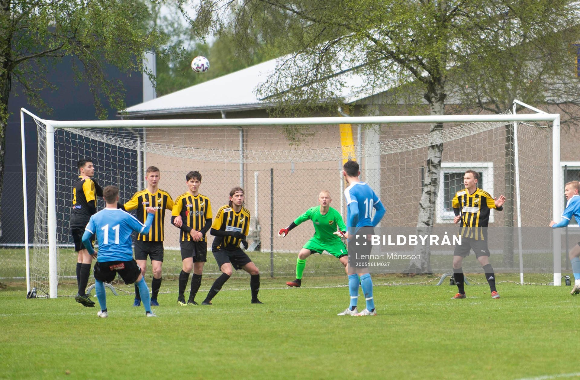 i matchen mellan IFK Hässleholm och Mjällby, juniorer, i