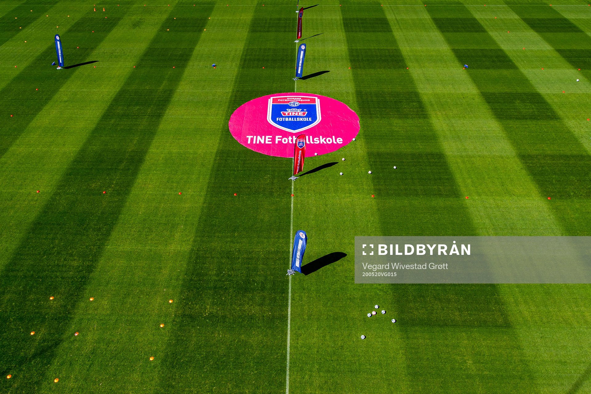 General view of the pitch