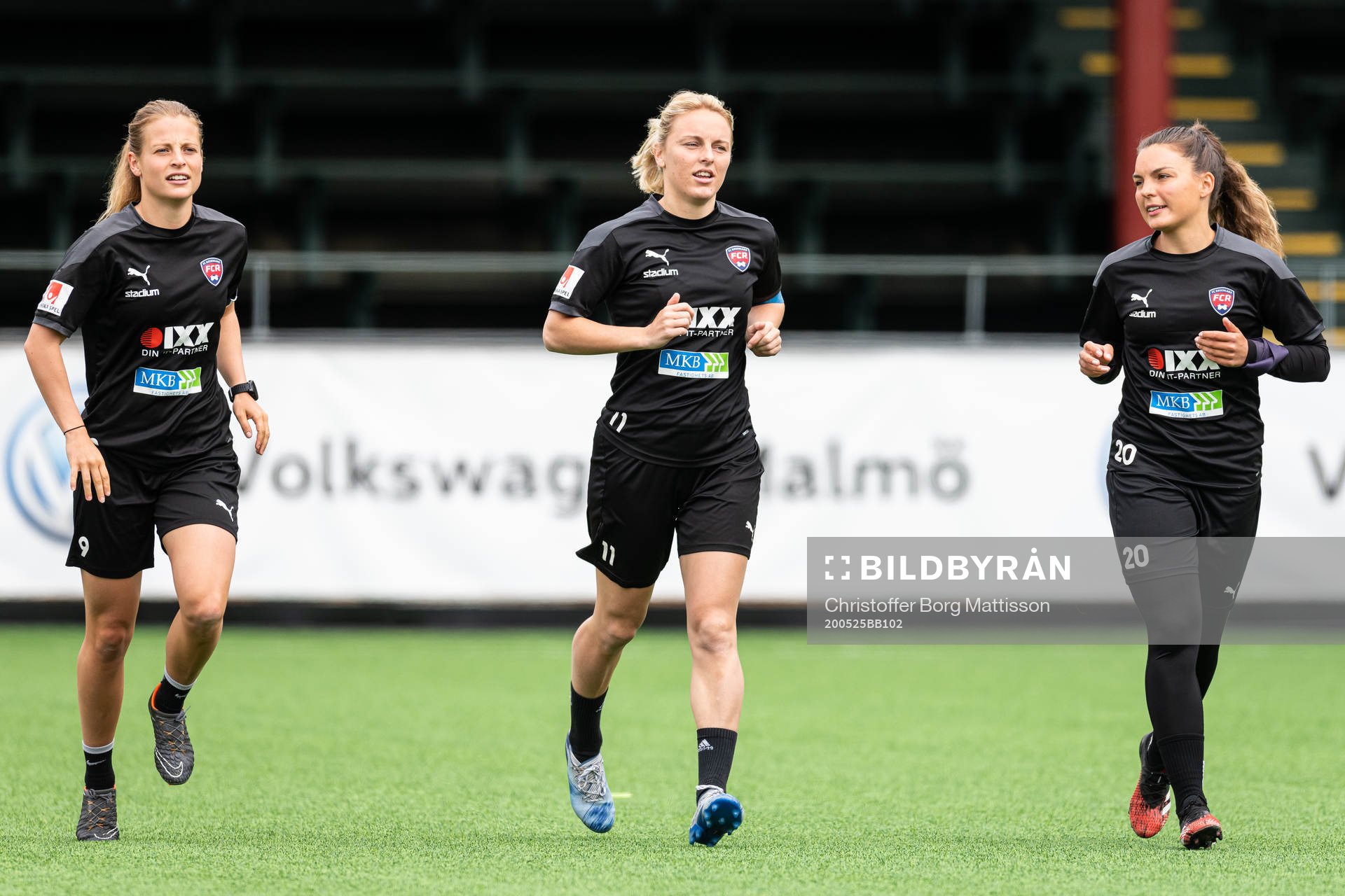 Anna Anvegård, Mimmi Larsson och Johanna Rytting Kaneryd
