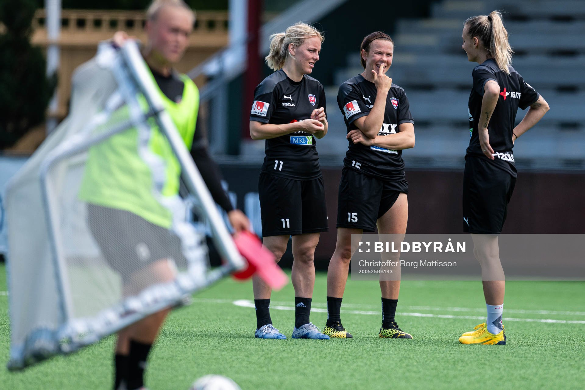 Mimmi Larsson, Jessica Samuelsson och Nathalie Björn
