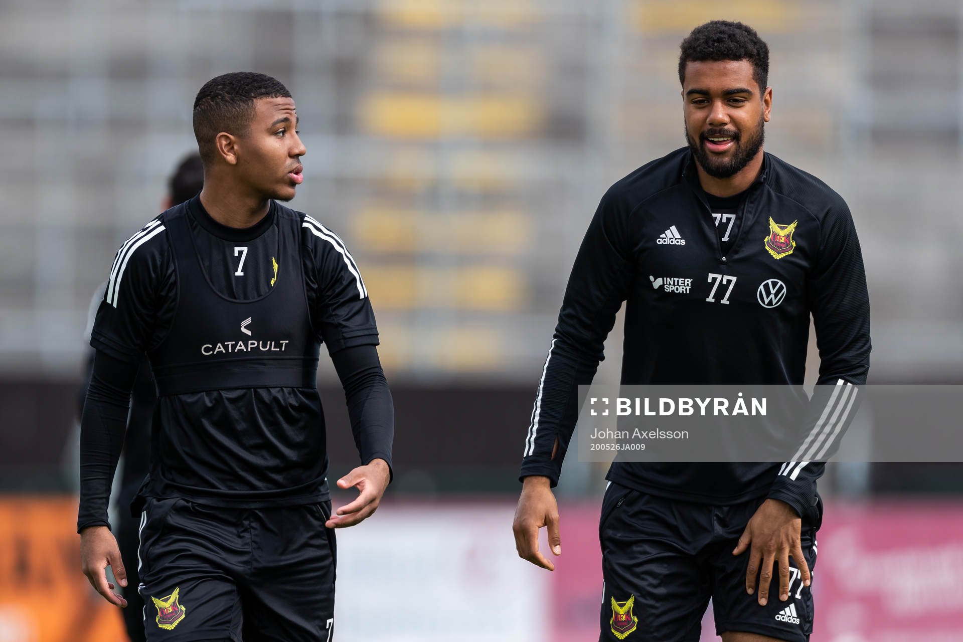 Nebiyou Perry och Noah Sonko Sundberg