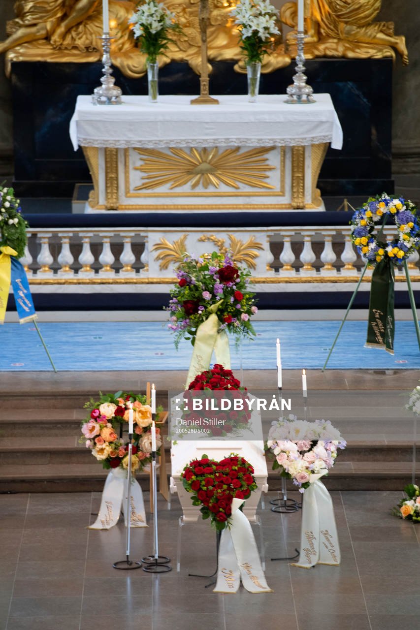 IFK Göteborgs tidigare ordförande Gunnar Larsson begravs