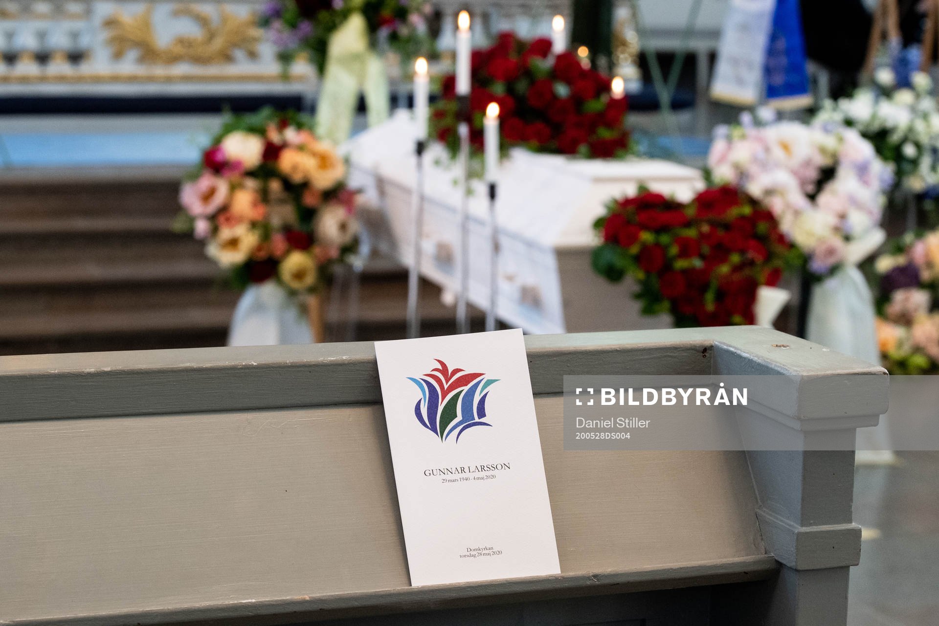 IFK Göteborgs tidigare ordförande Gunnar Larsson begravs