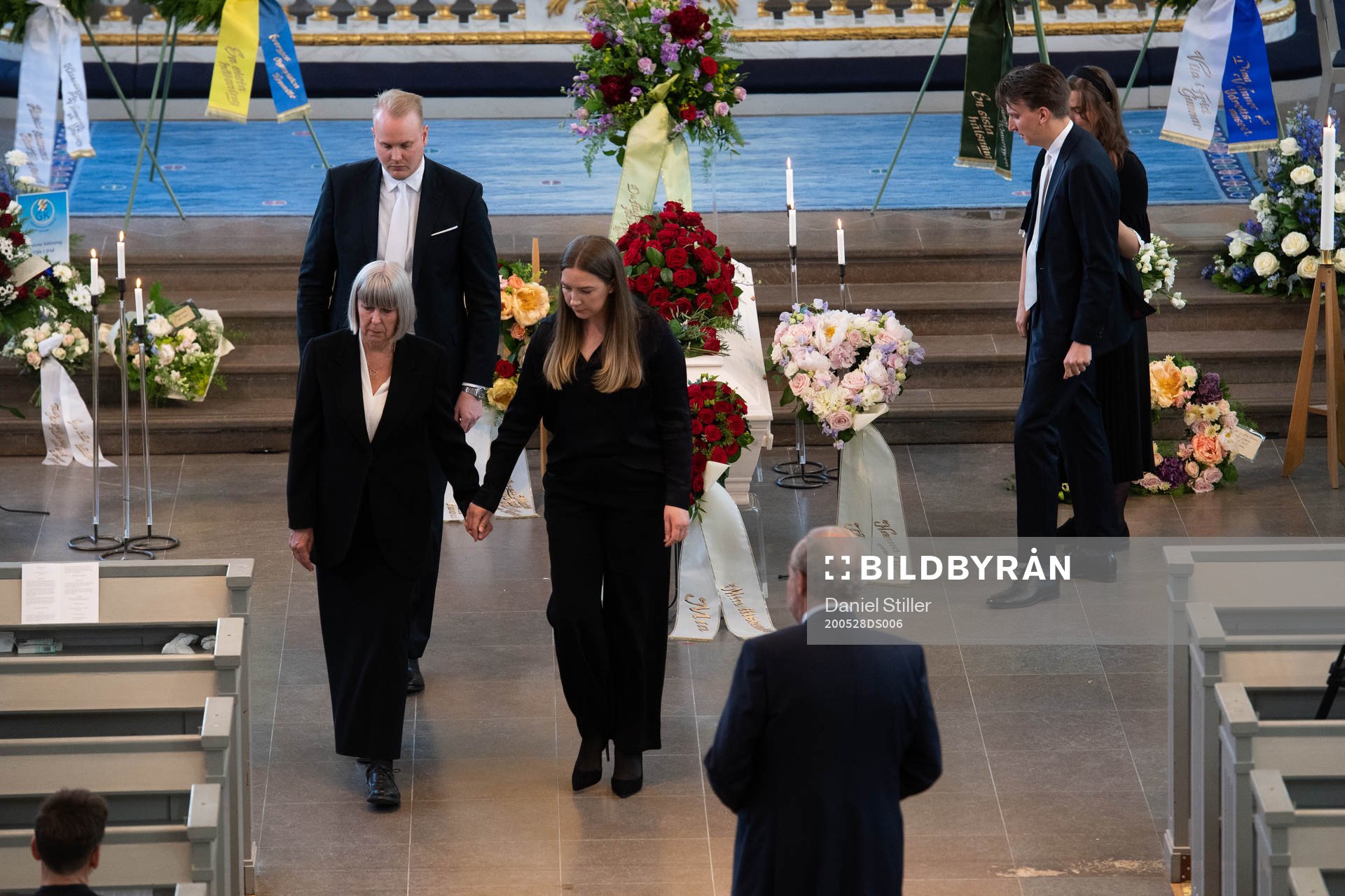 Familjen tar farväl när IFK Göteborgs tidigare