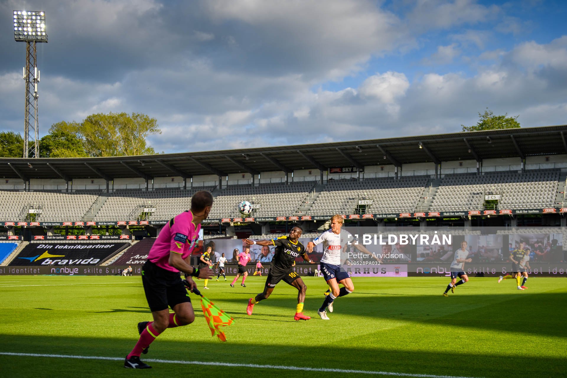 Alhaji Kamara of Randers and Frederik Tingager of Aarhus in