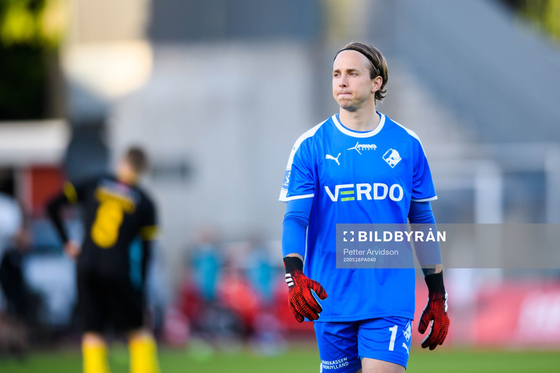 Goalkeeper Patrik Carlgren of Randers